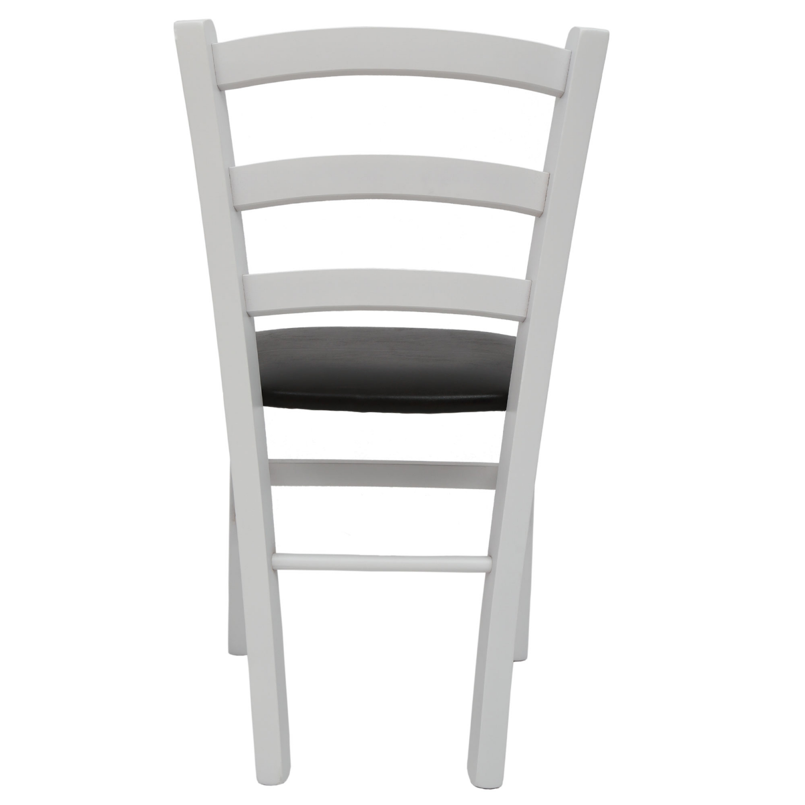 Scaun Paesana, cadru fag, culoare alb, material piele ecologica wenge [3]