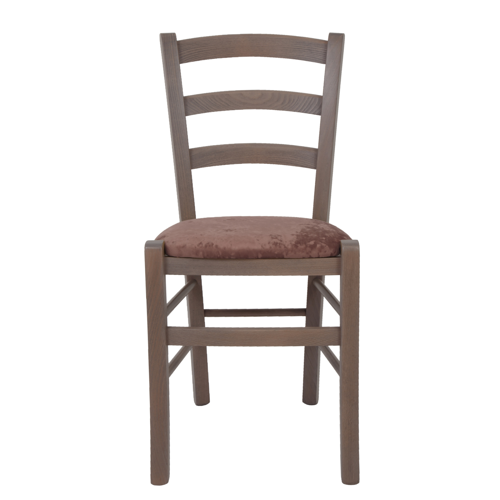 Scaun Paesana, cadru fag, culoare gri, material stofa E45 roz [1]