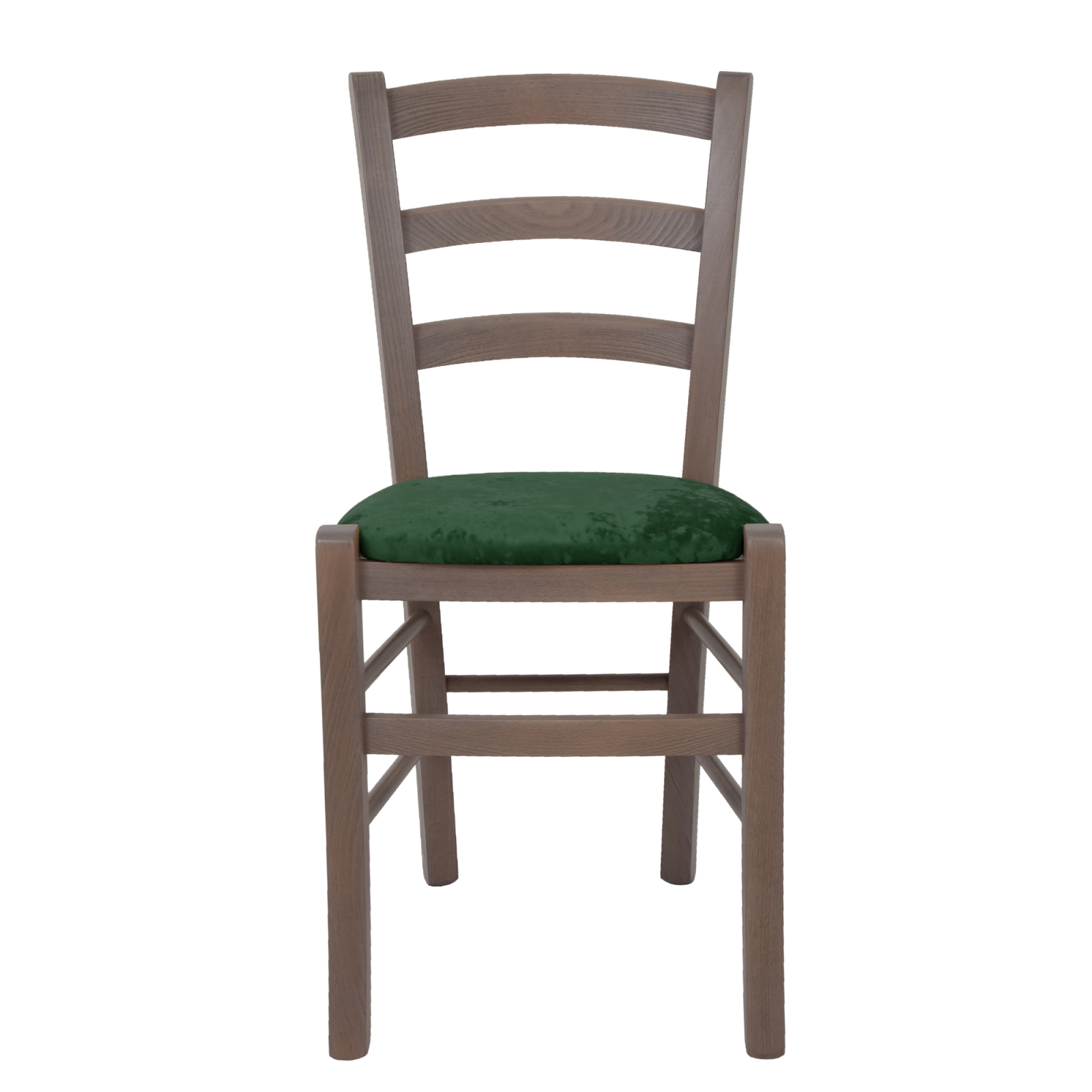 Scaun Paesana, cadru fag, culoare gri, material stofa E57 verde [1]