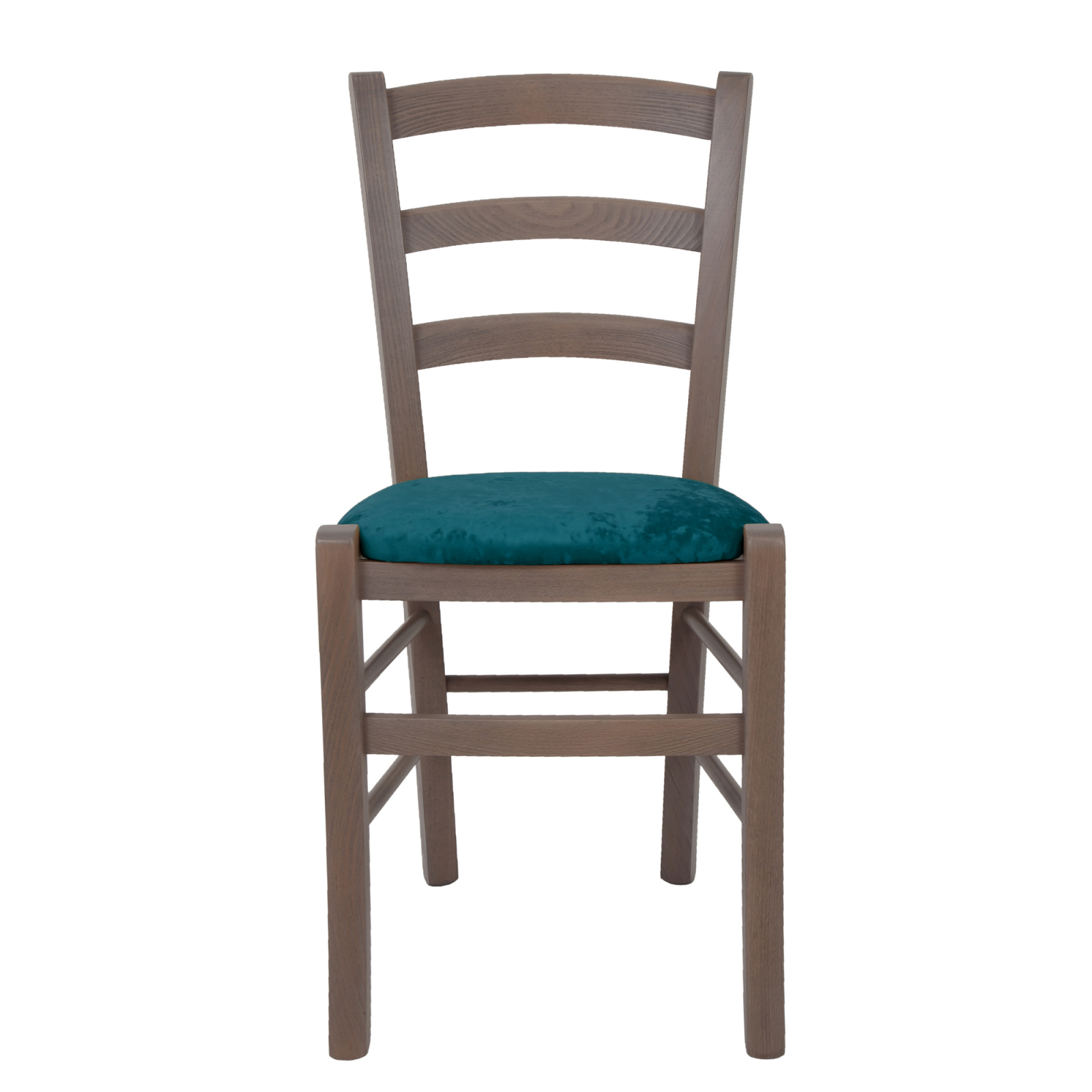 Scaun Paesana, cadru fag, culoare gri, material stofa E22 turcoaz [1]