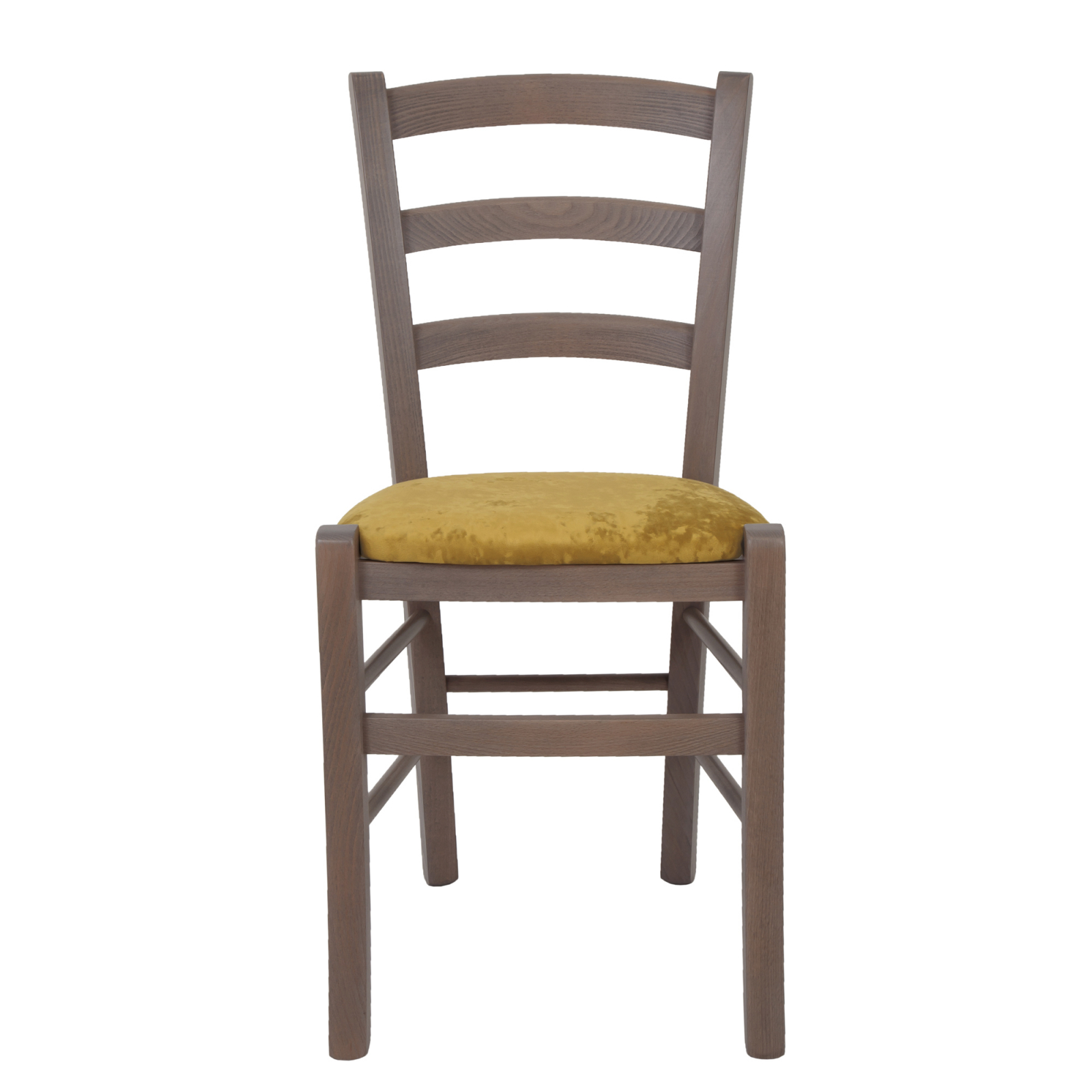 Scaun Paesana, cadru fag, culoare gri, material stofa E51 galben [1]