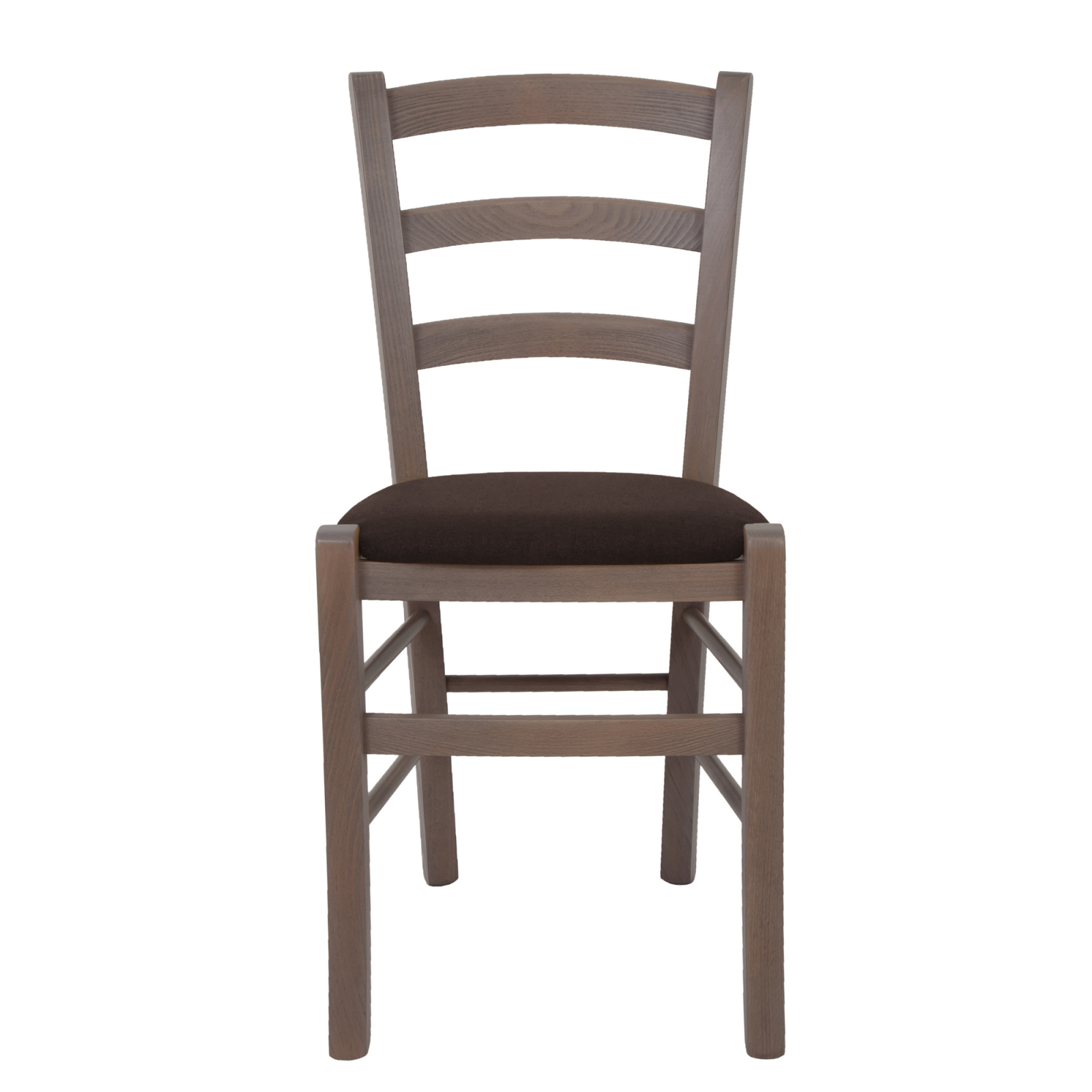 Scaun Paesana, cadru fag, culoare gri, material stofa G08 maro [1]