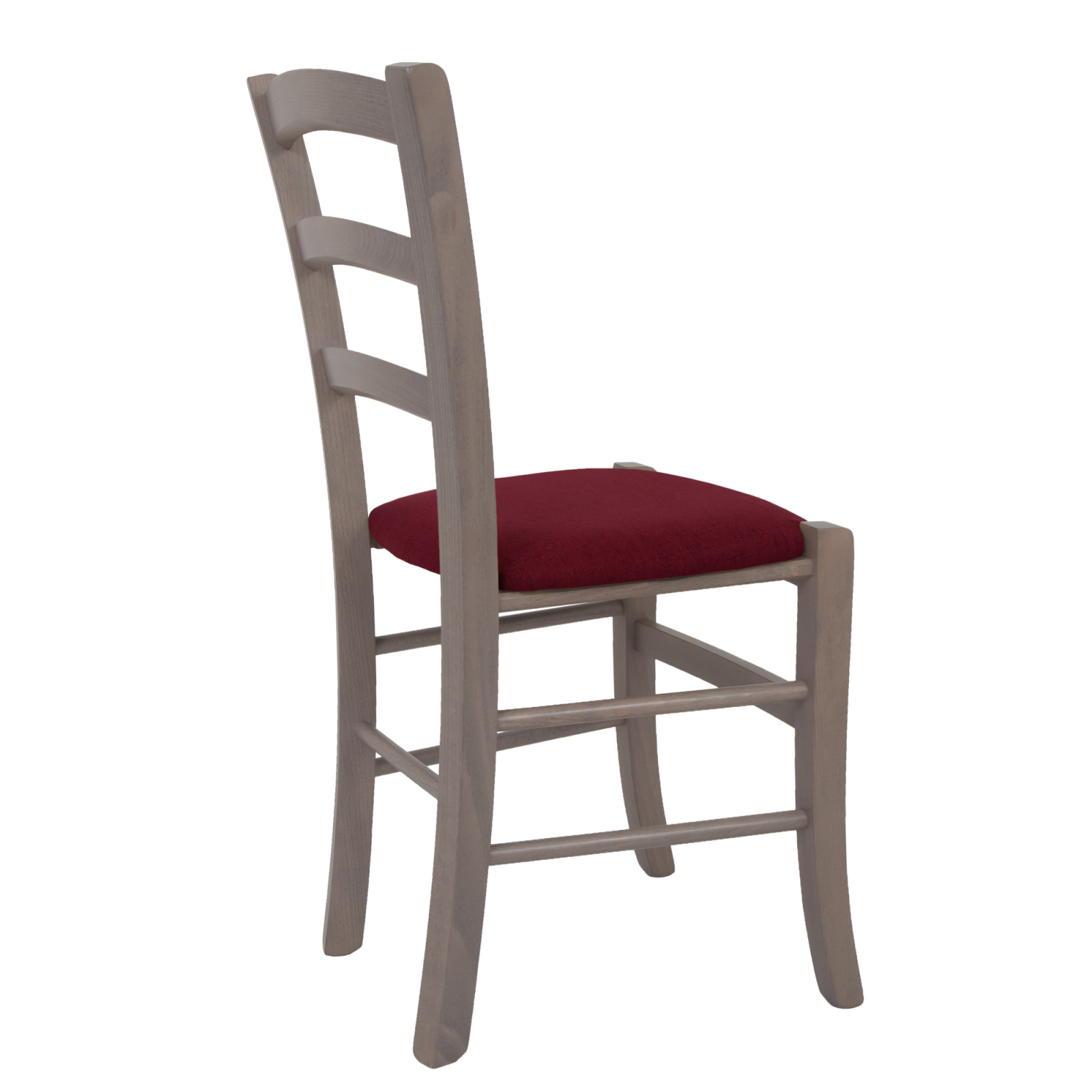 Scaun Paesana, cadru fag, culoare gri, material stofa G16 rosu [2]