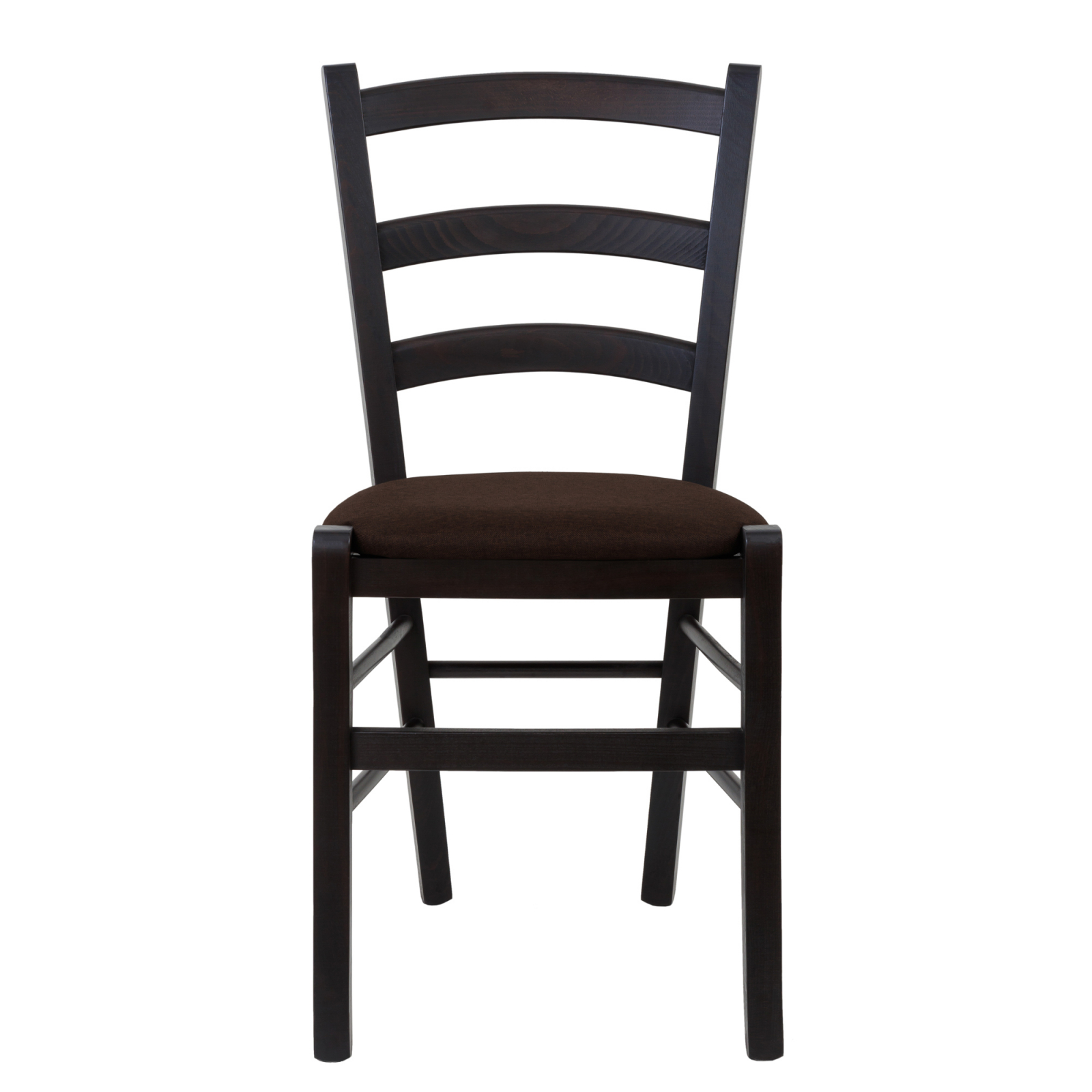 Scaun Paesana, cadru fag, culoare wenge, material stofa S16 maro [1]