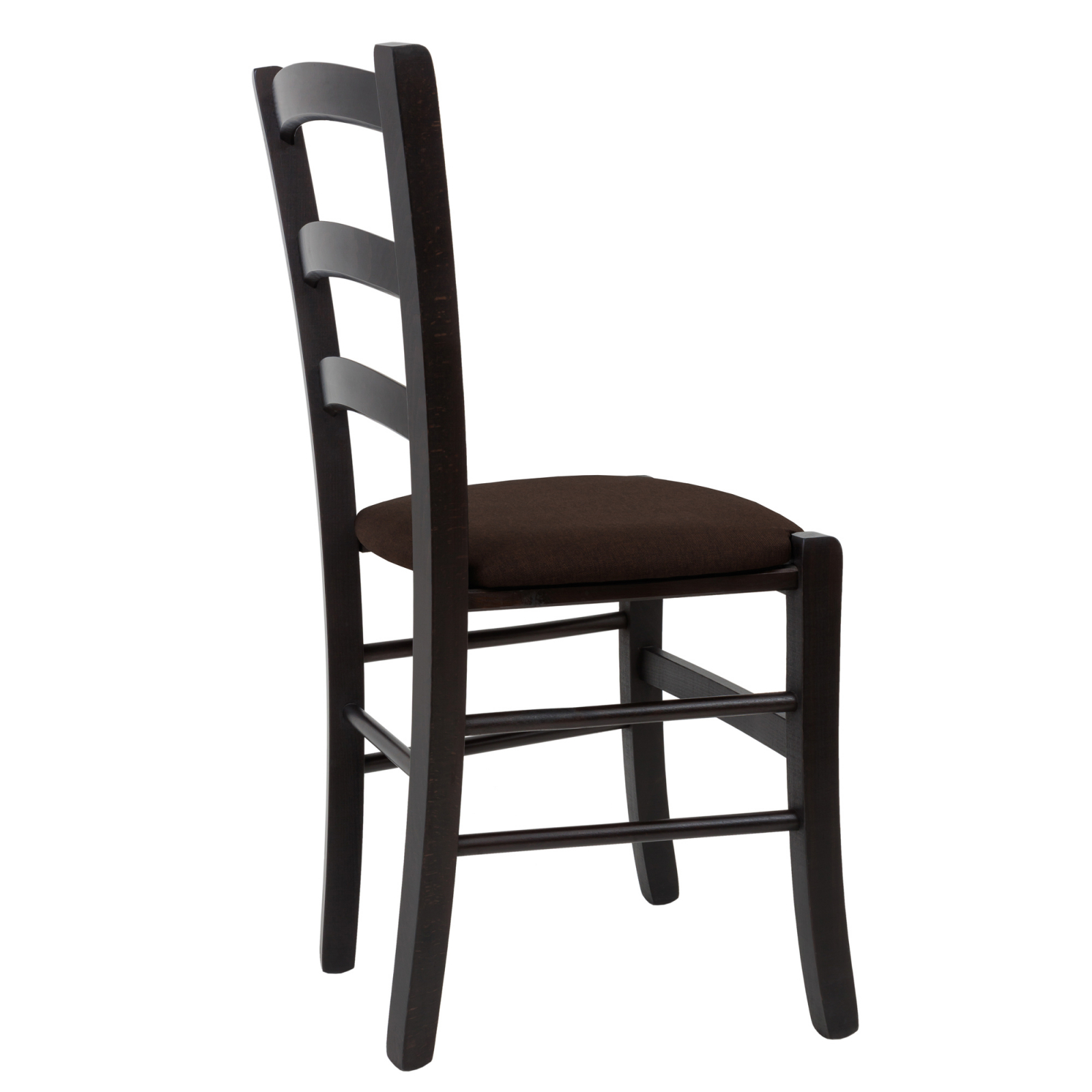 Scaun Paesana, cadru fag, culoare wenge, material stofa S16 maro [2]