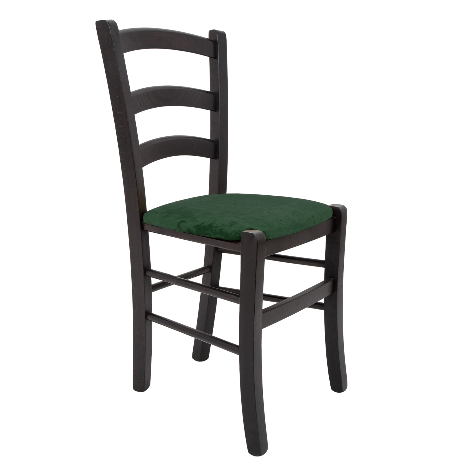 Scaun Paesana, cadru fag, culoare wenge, material stofa E57 verde [4]