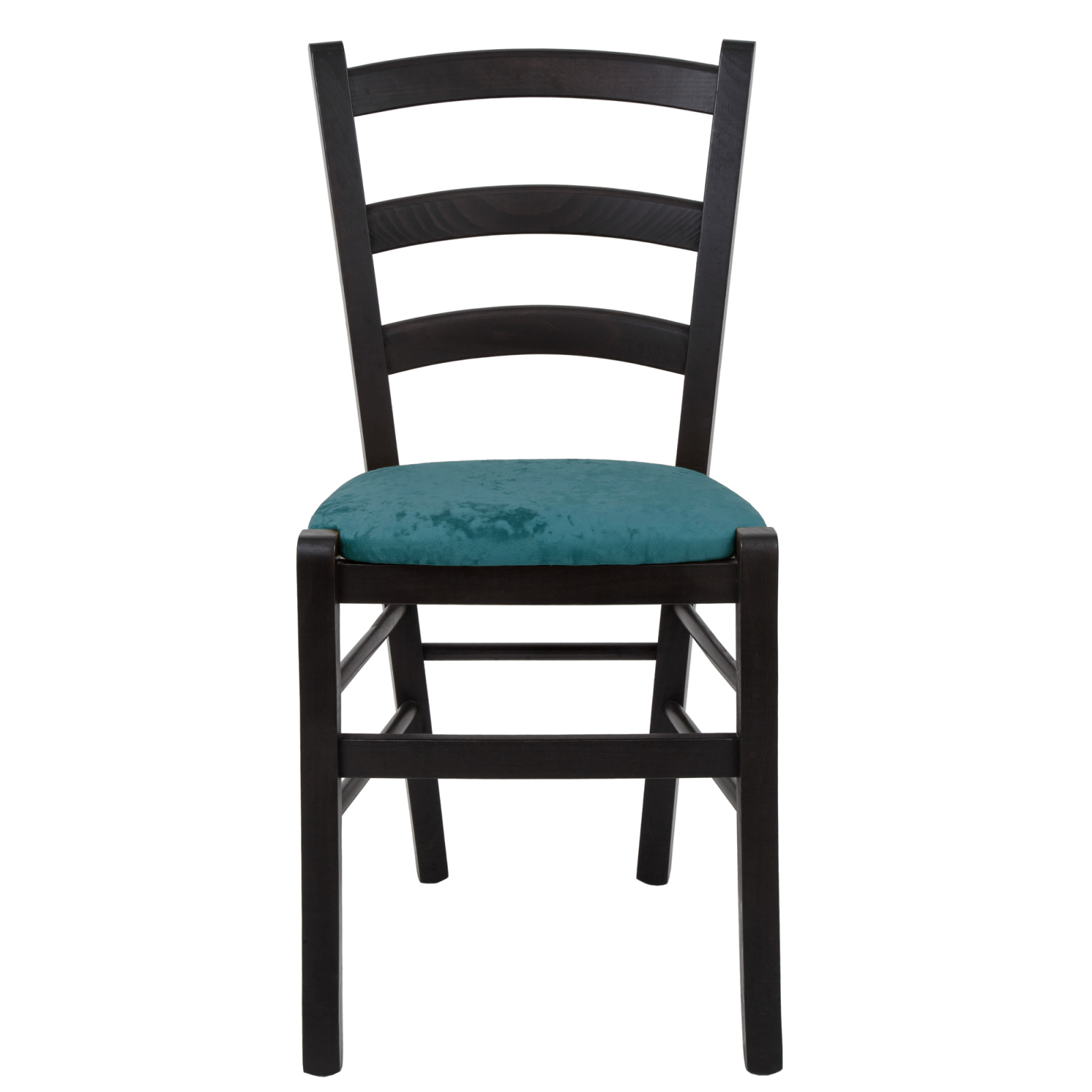 Scaun Paesana, cadru fag, culoare wenge, material stofa E22 turcoaz [1]