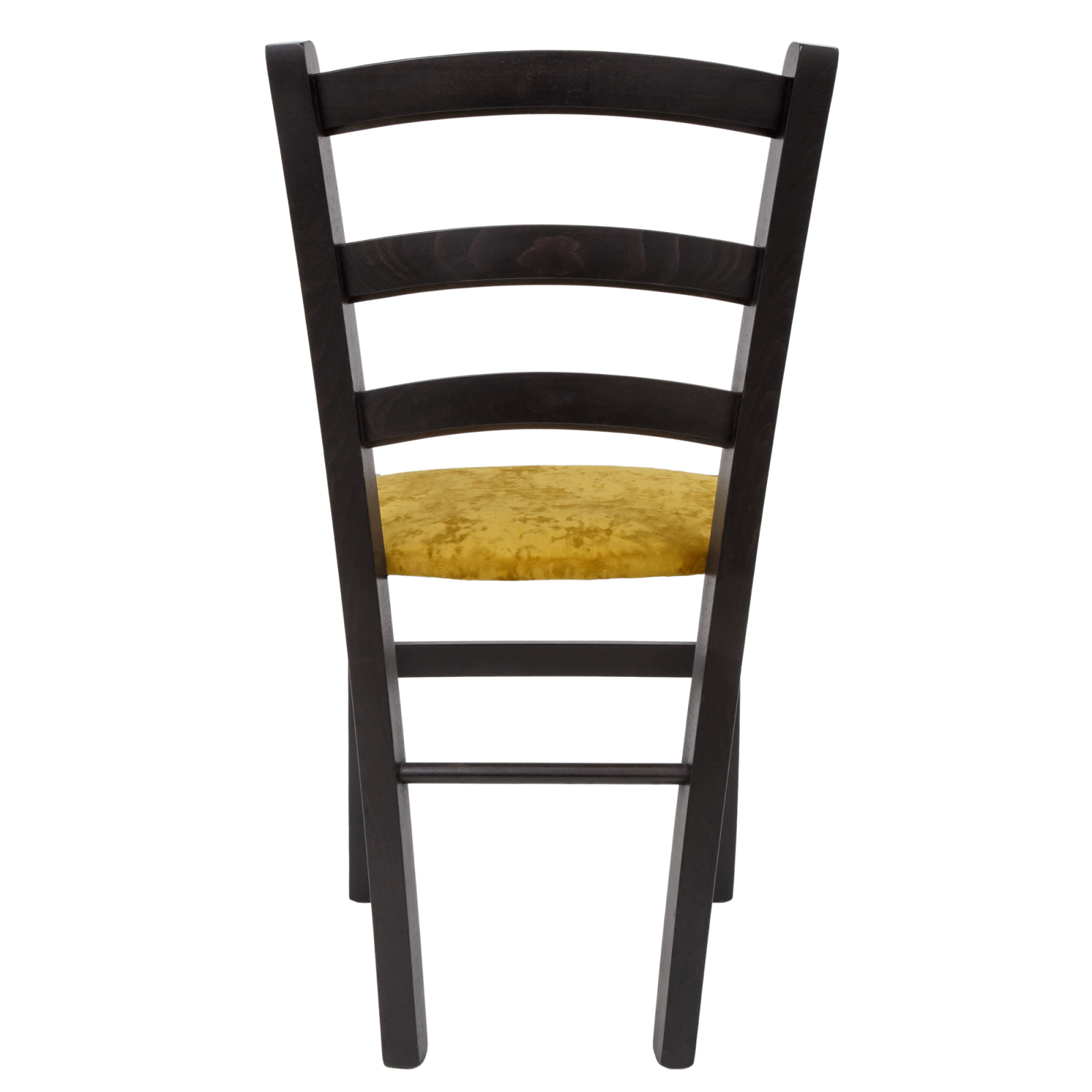 Scaun Paesana, cadru fag, culoare wenge, material stofa E51 galben [3]