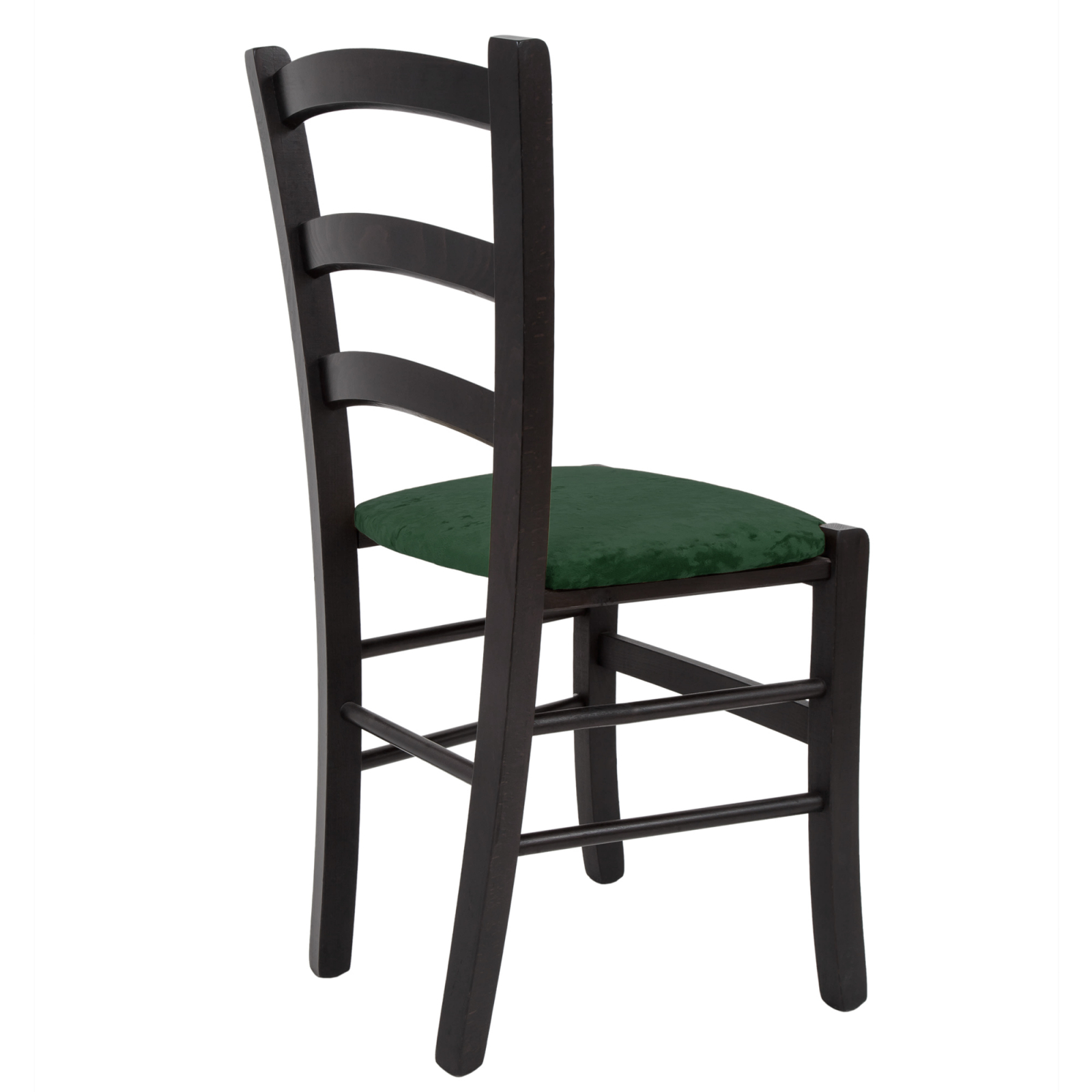 Scaun Paesana, cadru fag, culoare wenge, material stofa E57 verde [2]