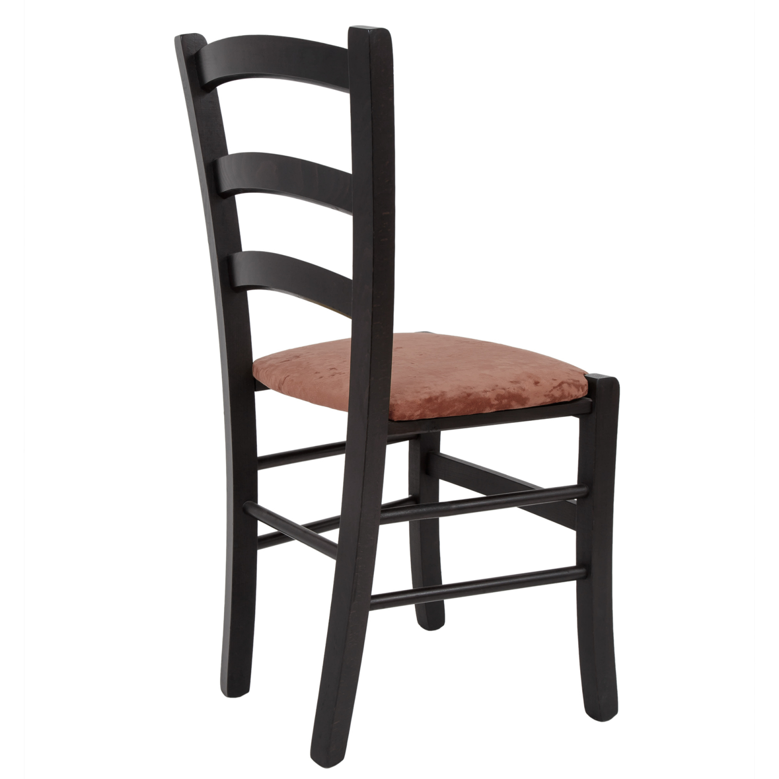 Scaun Paesana, cadru fag, culoare wenge, material stofa E45 roz [2]