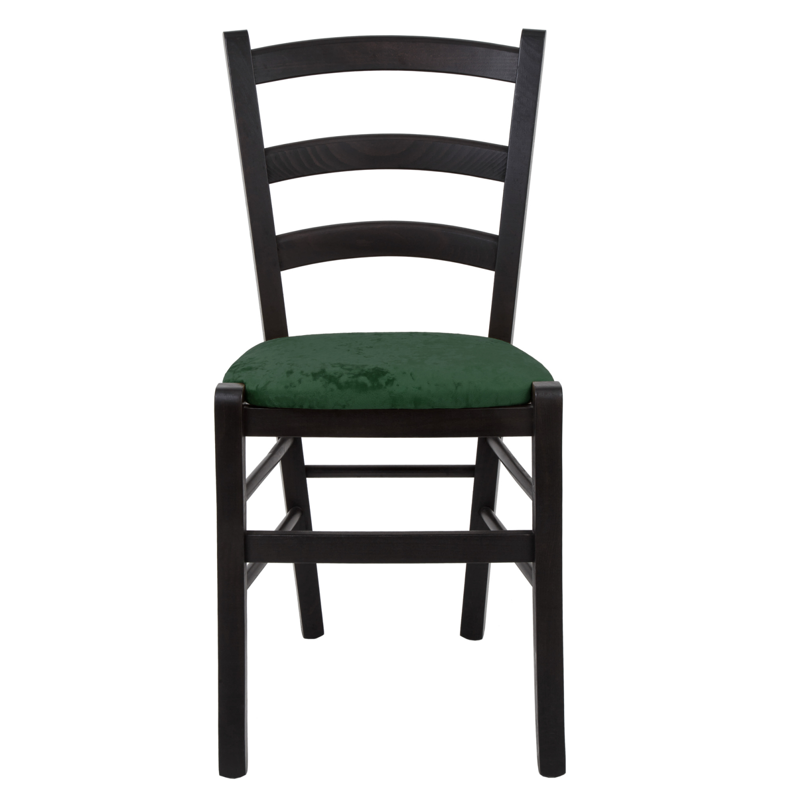 Scaun Paesana, cadru fag, culoare wenge, material stofa E57 verde [1]