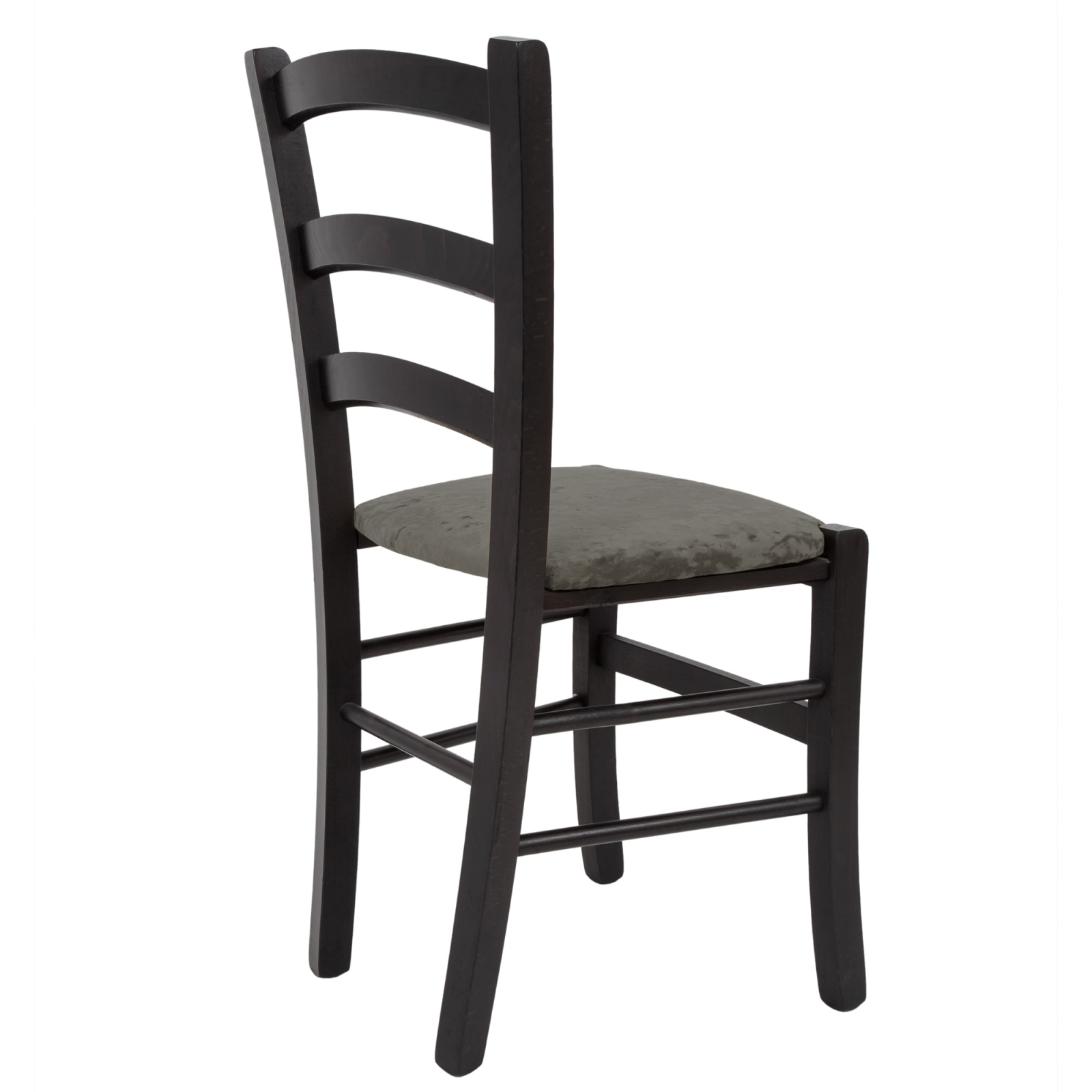 Scaun Paesana, cadru fag, culoare wenge, material stofa E30 gri [2]