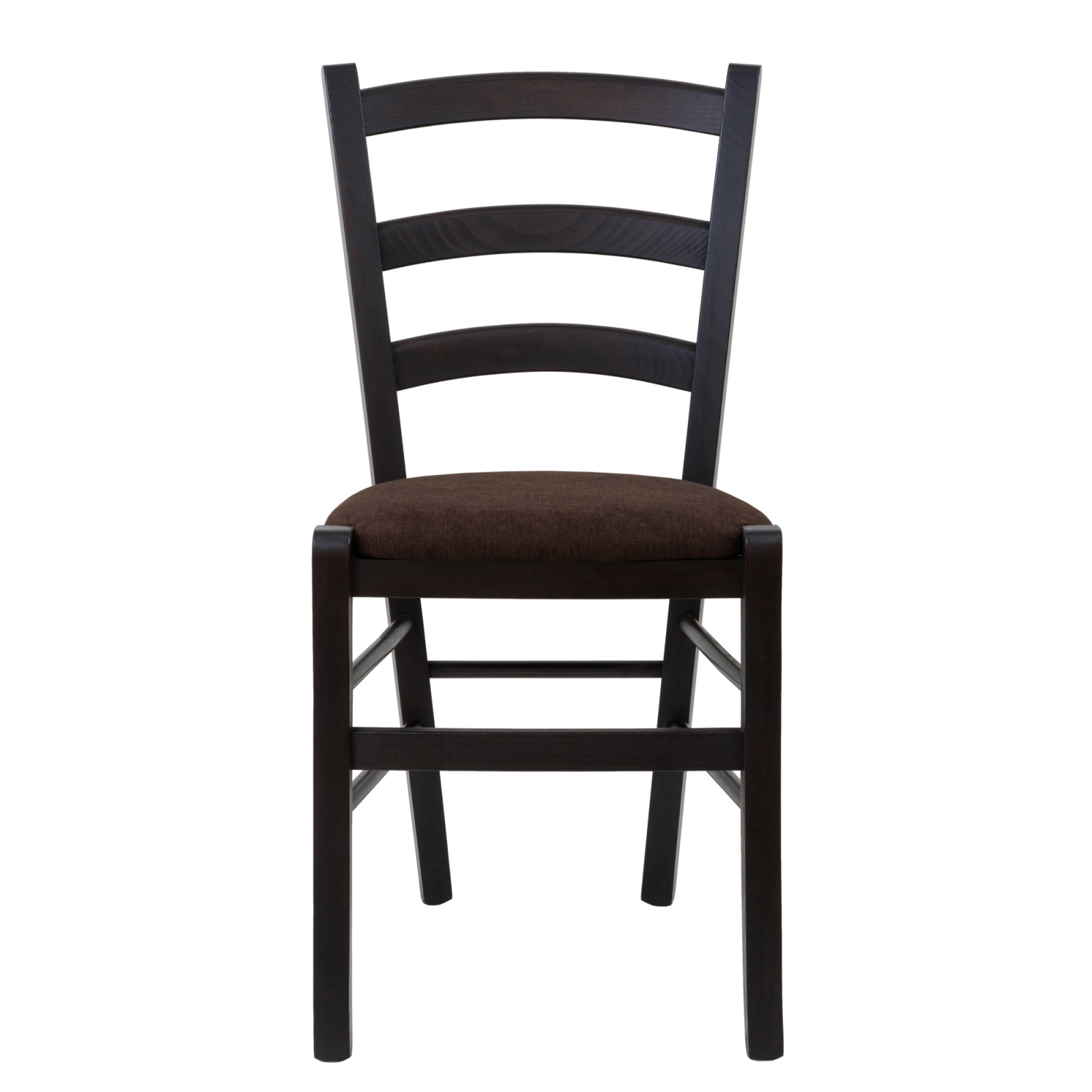 Scaun Paesana, cadru fag, culoare wenge, material stofa K7 maro [1]