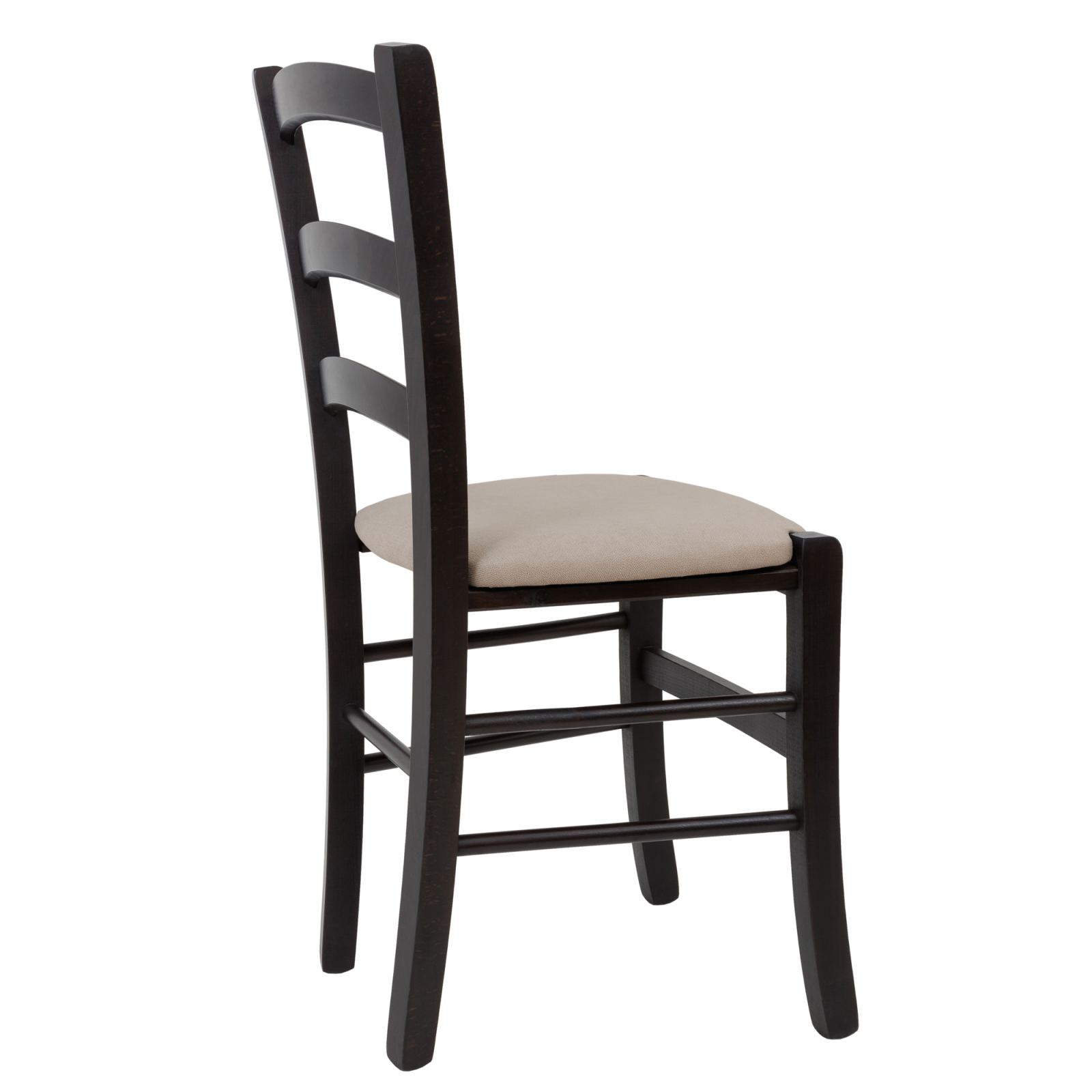 Scaun Paesana, cadru fag, culoare wenge, material stofa K8 crem [2]