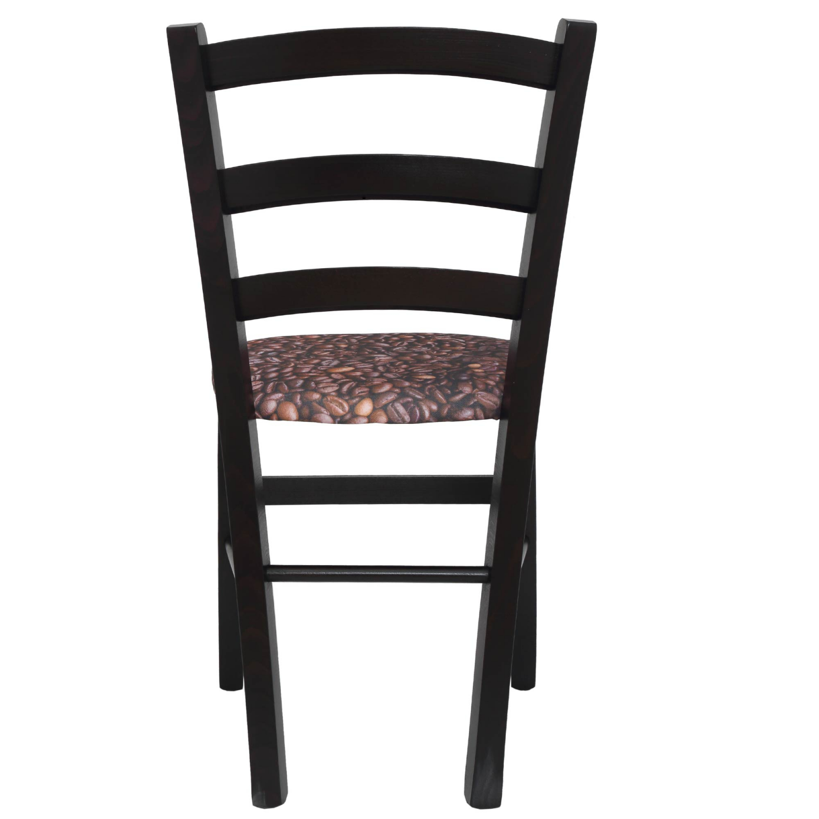 Scaun Paesana, cadru fag, culoare wenge, material stofa print catifea [3]