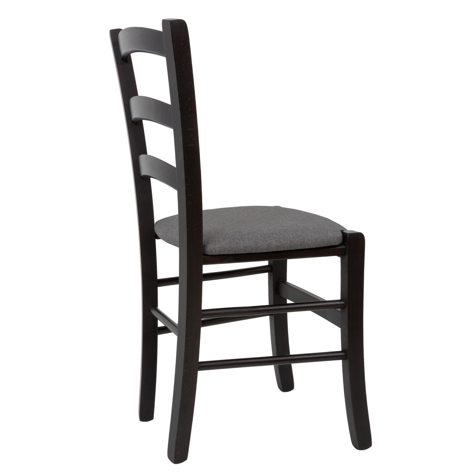 Scaun Paesana, cadru fag, culoare wenge, material stofa S21 gri [2]