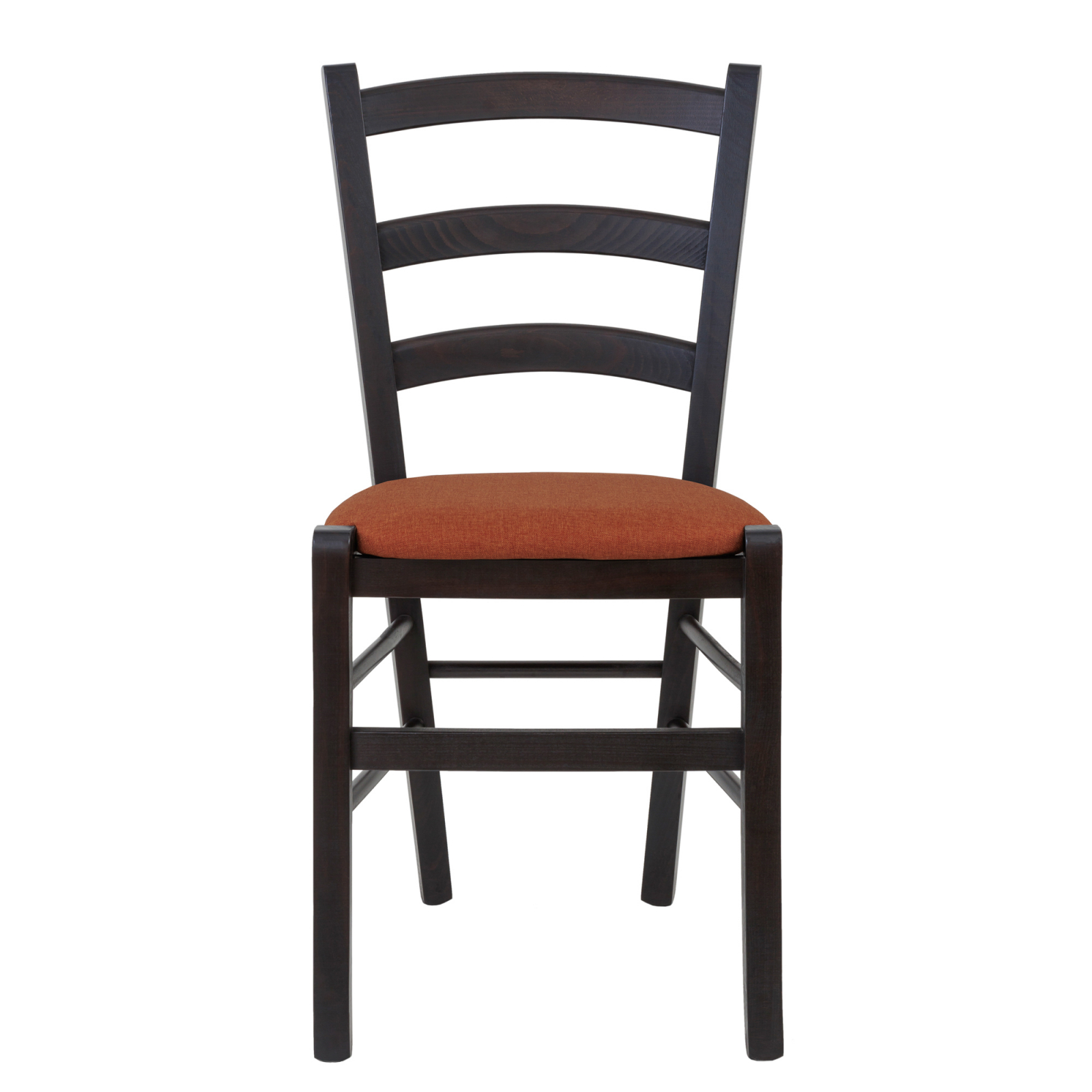 Scaun Paesana, cadru fag, culoare wenge, material stofa S25 portocaliu [1]