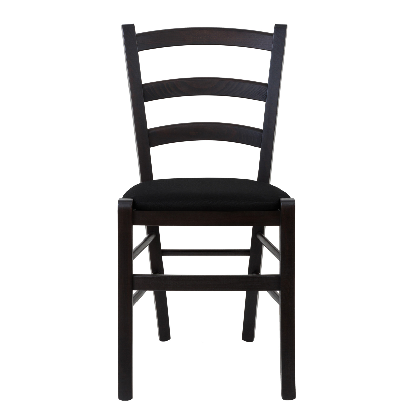 Scaun Paesana, cadru fag, culoare wenge, material stofa S14 negru [1]