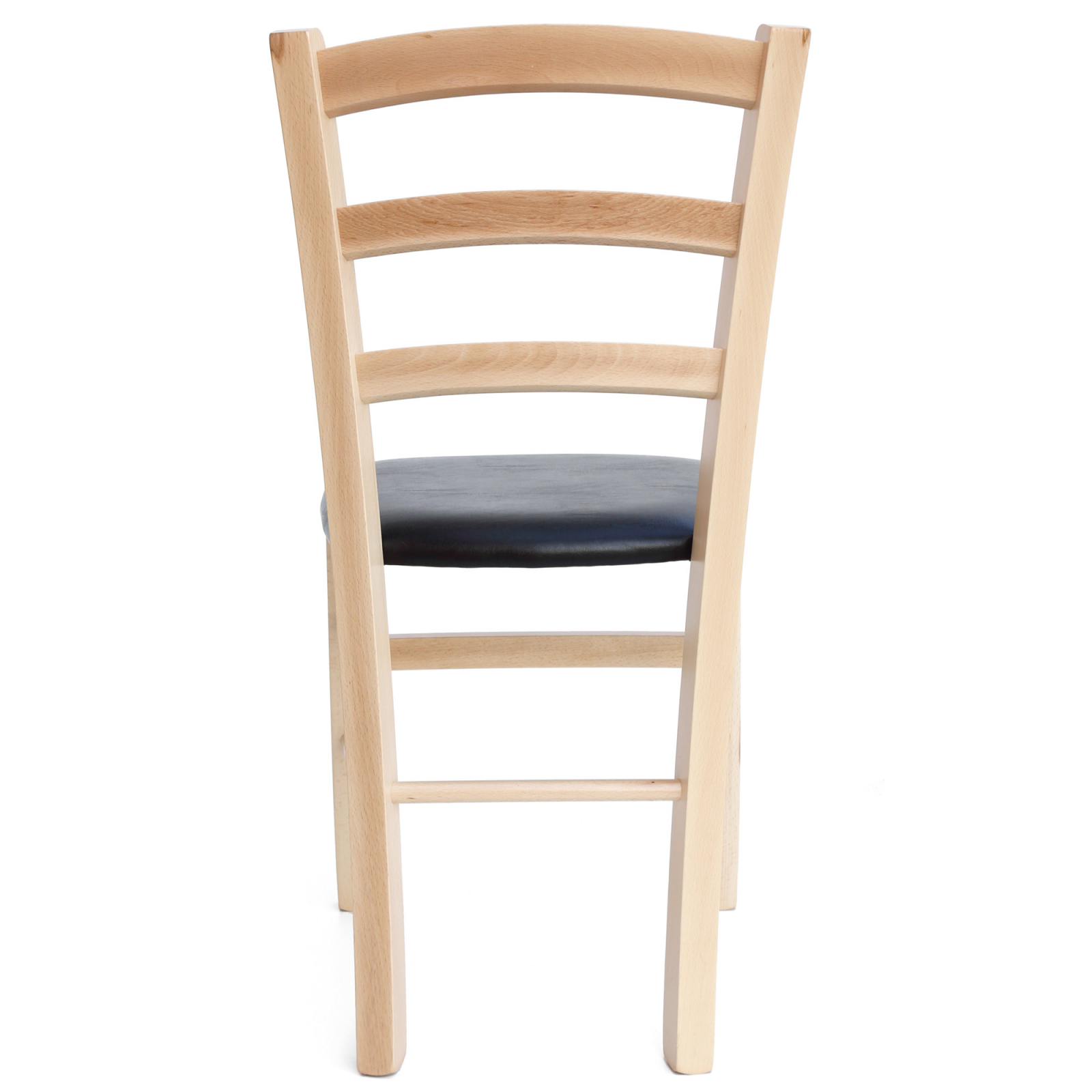 Scaun Paesana, cadru fag, material piele ecologica negru [3]