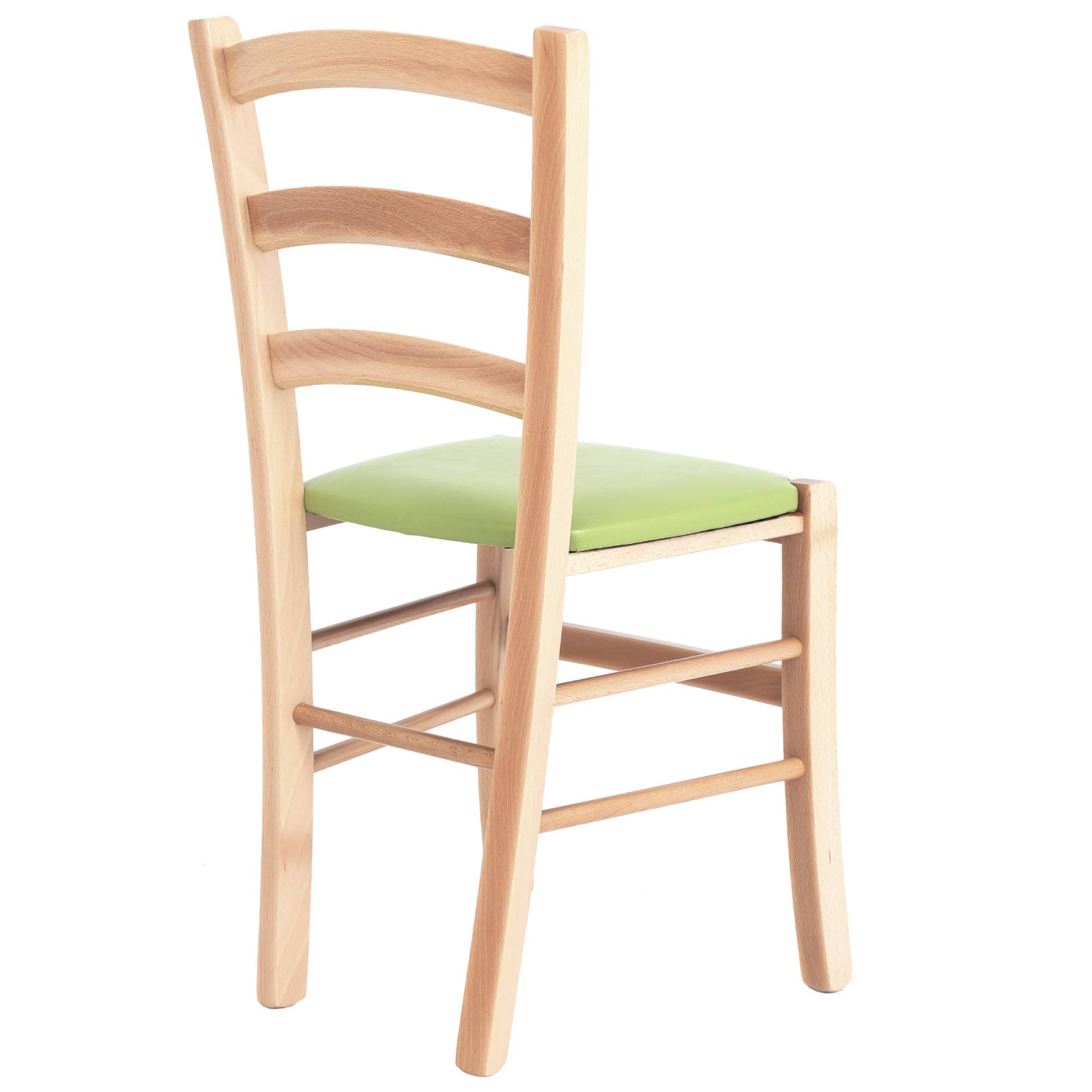 Scaun Paesana, cadru fag, material piele ecologica verde [2]