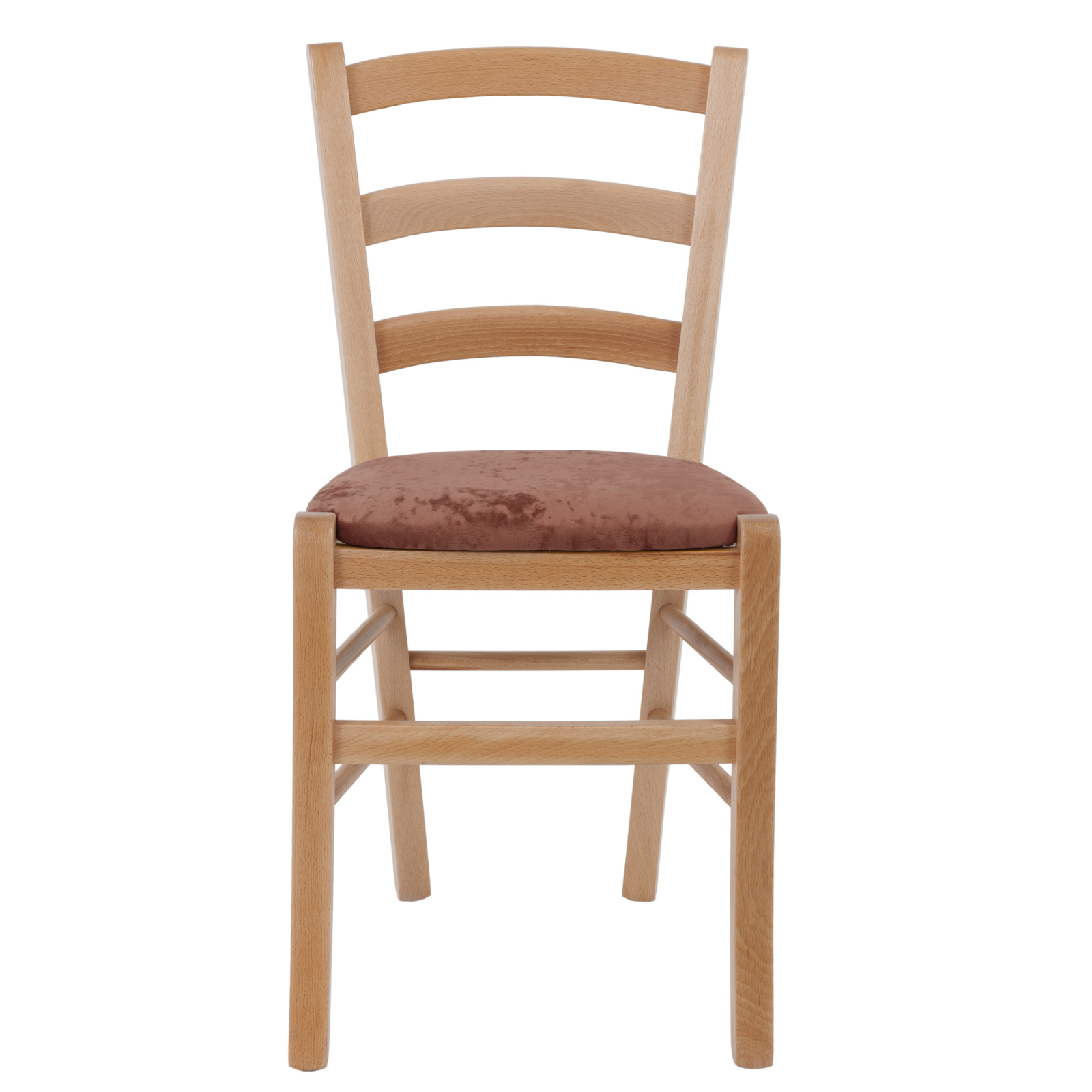 Scaun Paesana, cadru fag, material stofa E45 roz [1]