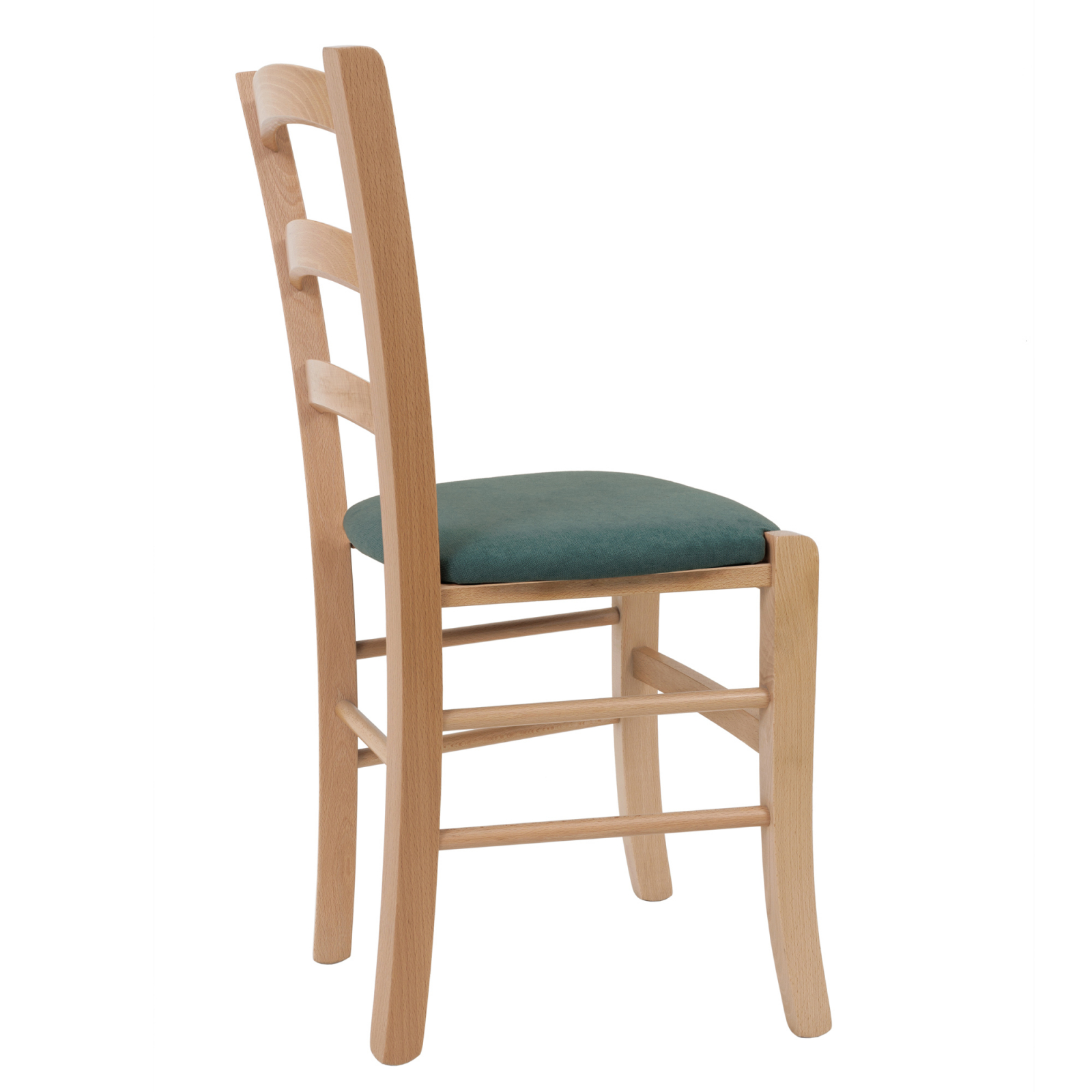 Scaun Paesana, cadru fag, material stofa K12 turcoaz [2]