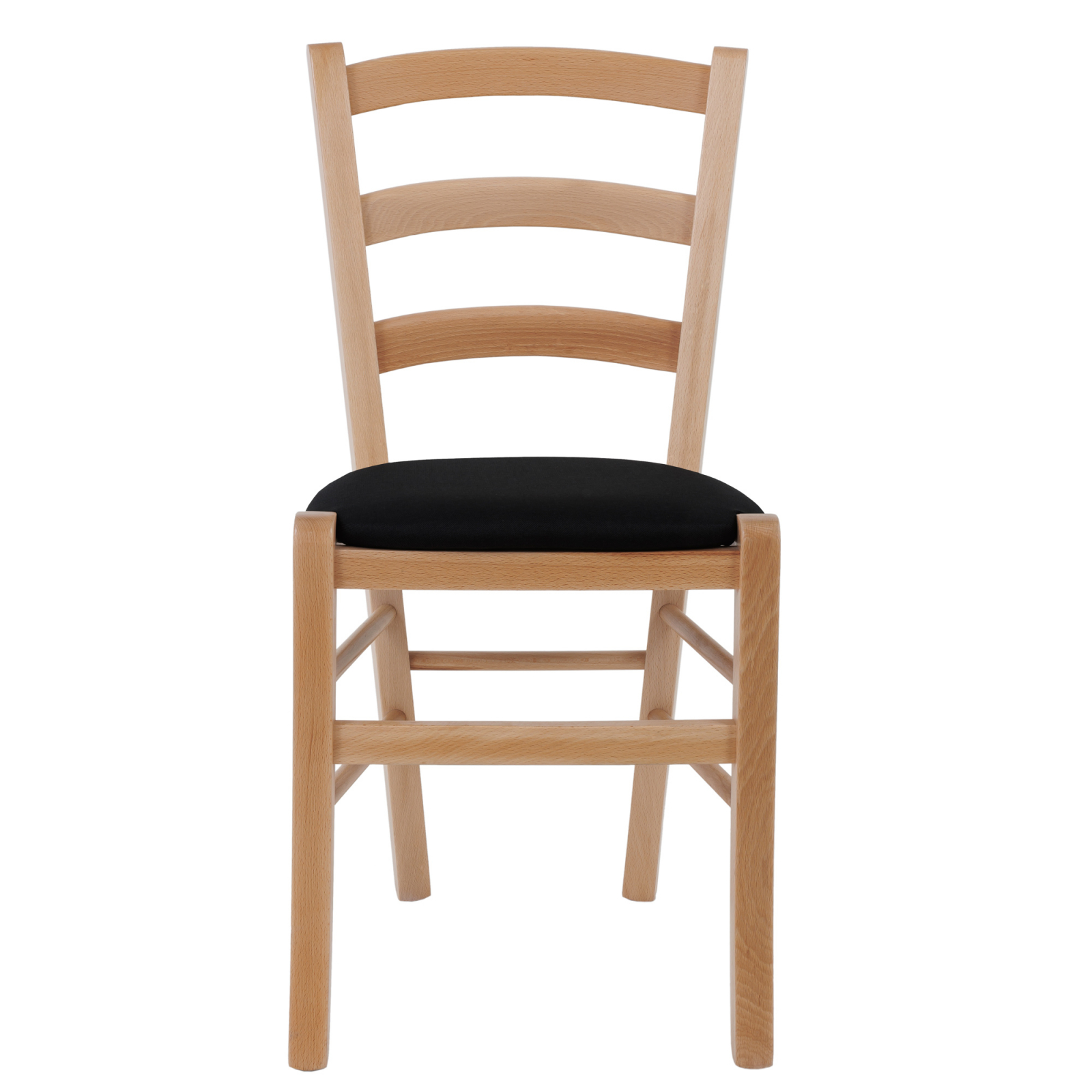 Scaun Paesana, cadru fag, material stofa S14 negru [1]