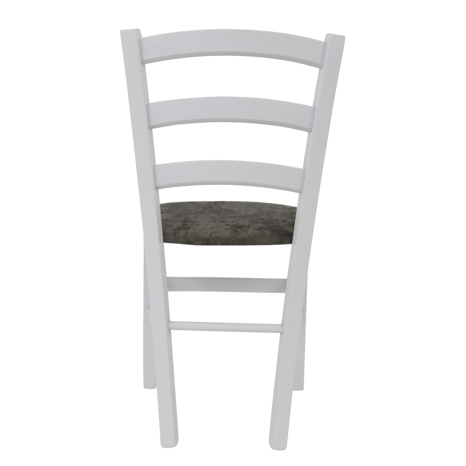 Scaun Paesana, cadru fag, culoare alb, material stofa E30 gri [3]