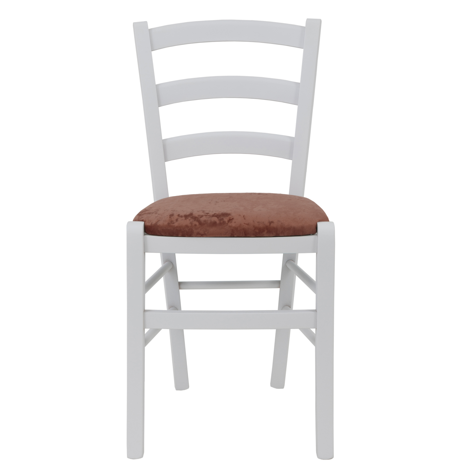 Scaun Paesana, cadru fag, culoare alb, material stofa E45 roz [1]