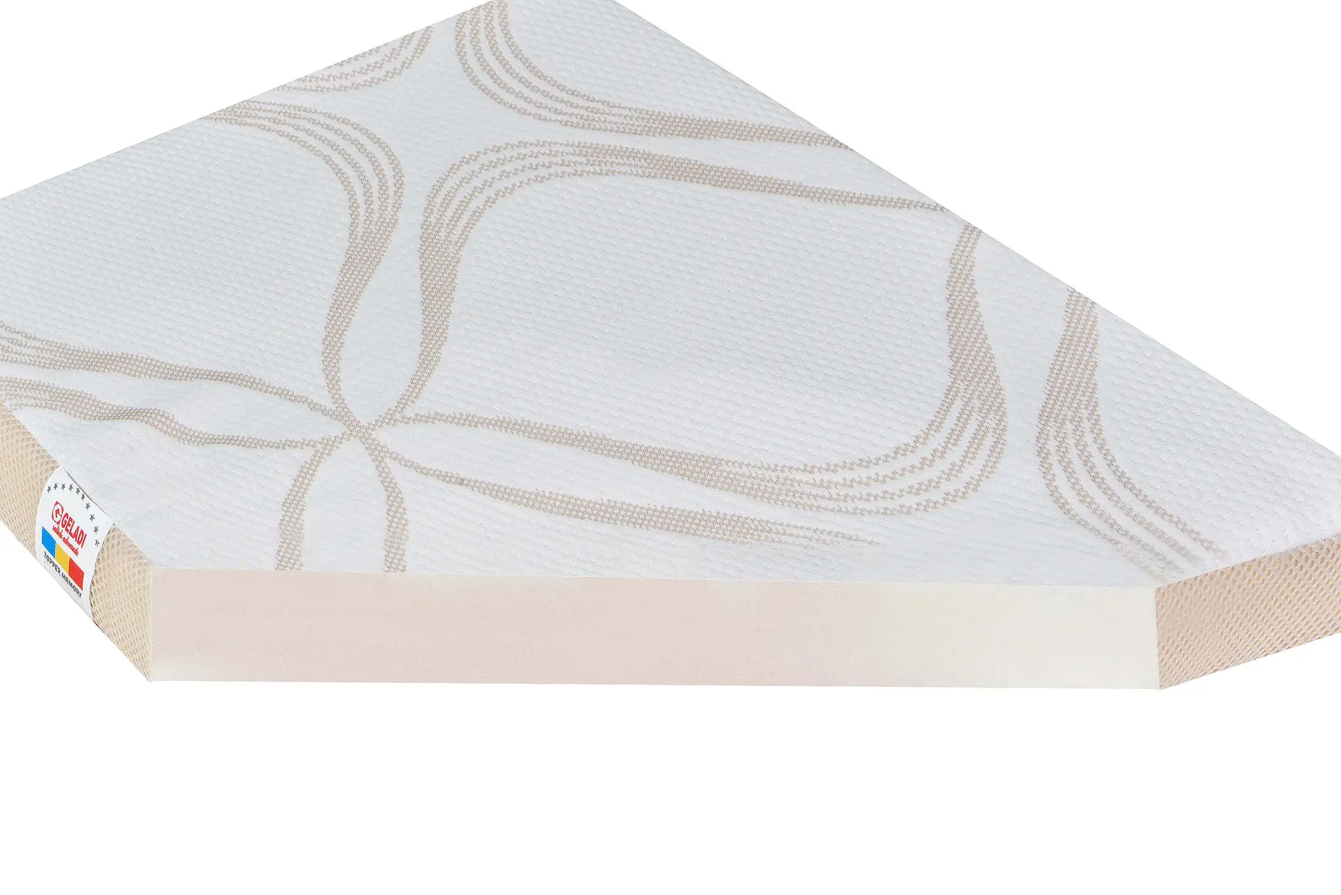 Topper MEMORY Geladi, 80cm * 190 cm * 5 cm, structura memory, fermitate moale, husa detasabila [1]