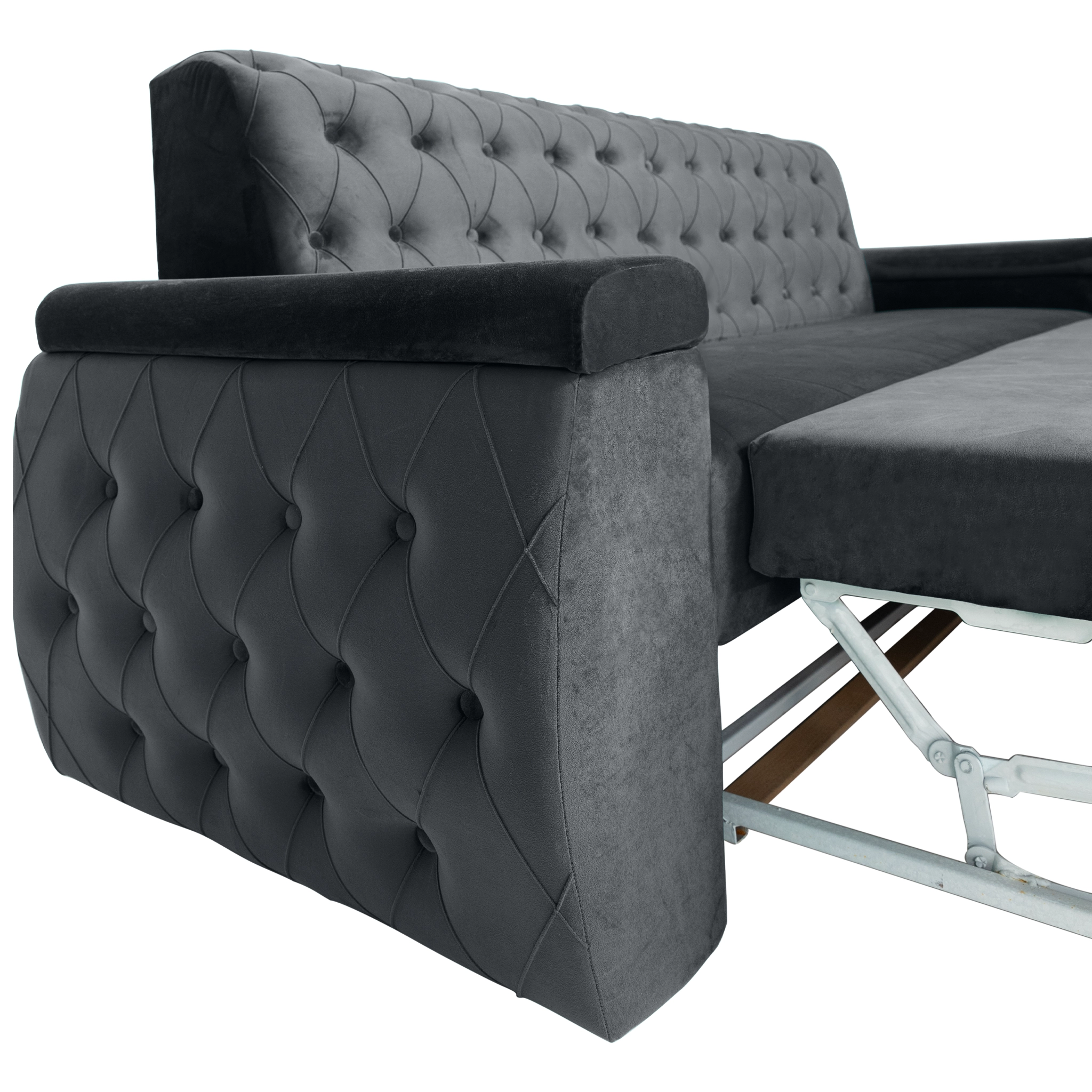 Canapea Flora - Gri Inchis [6]