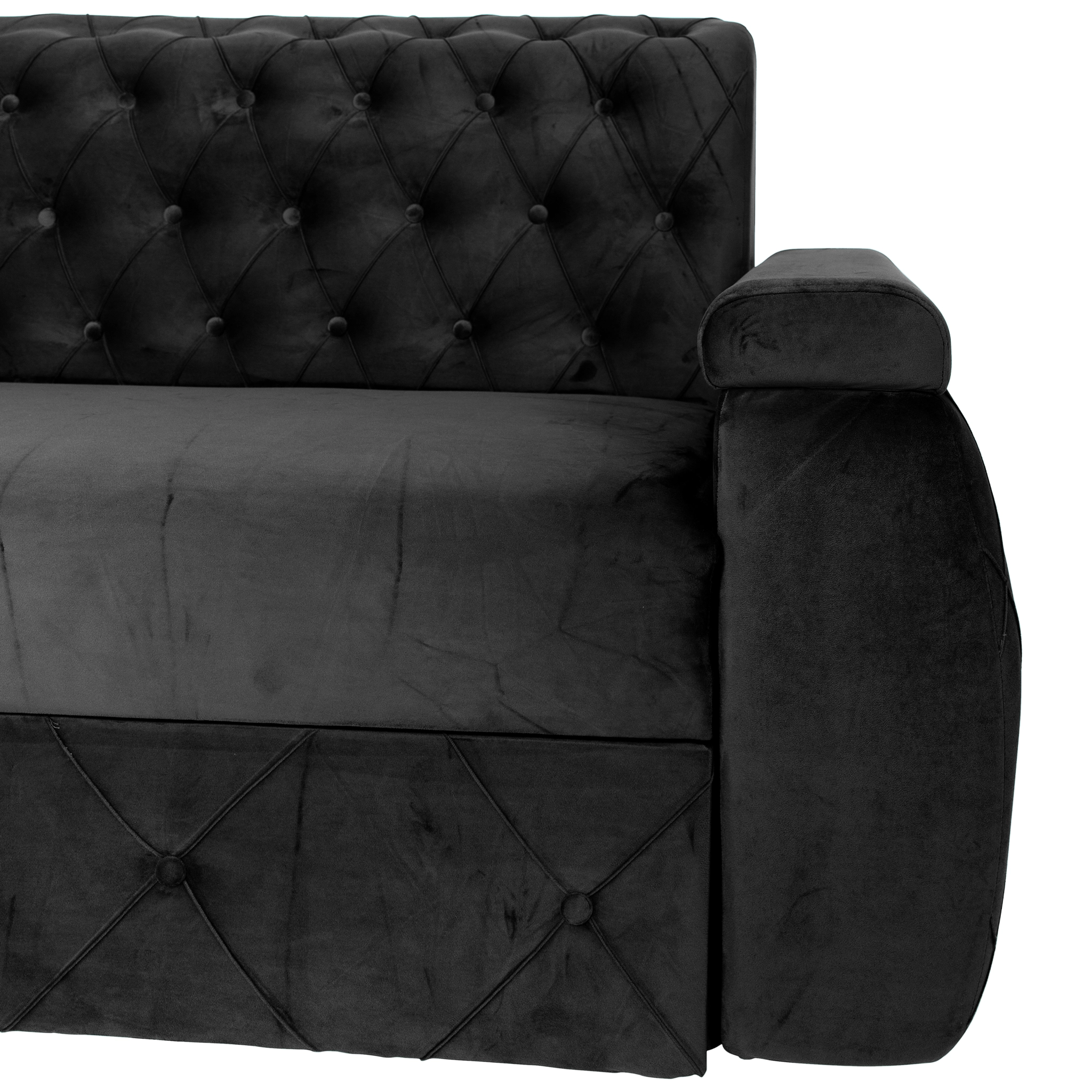 Canapea Flora - Negru [2]