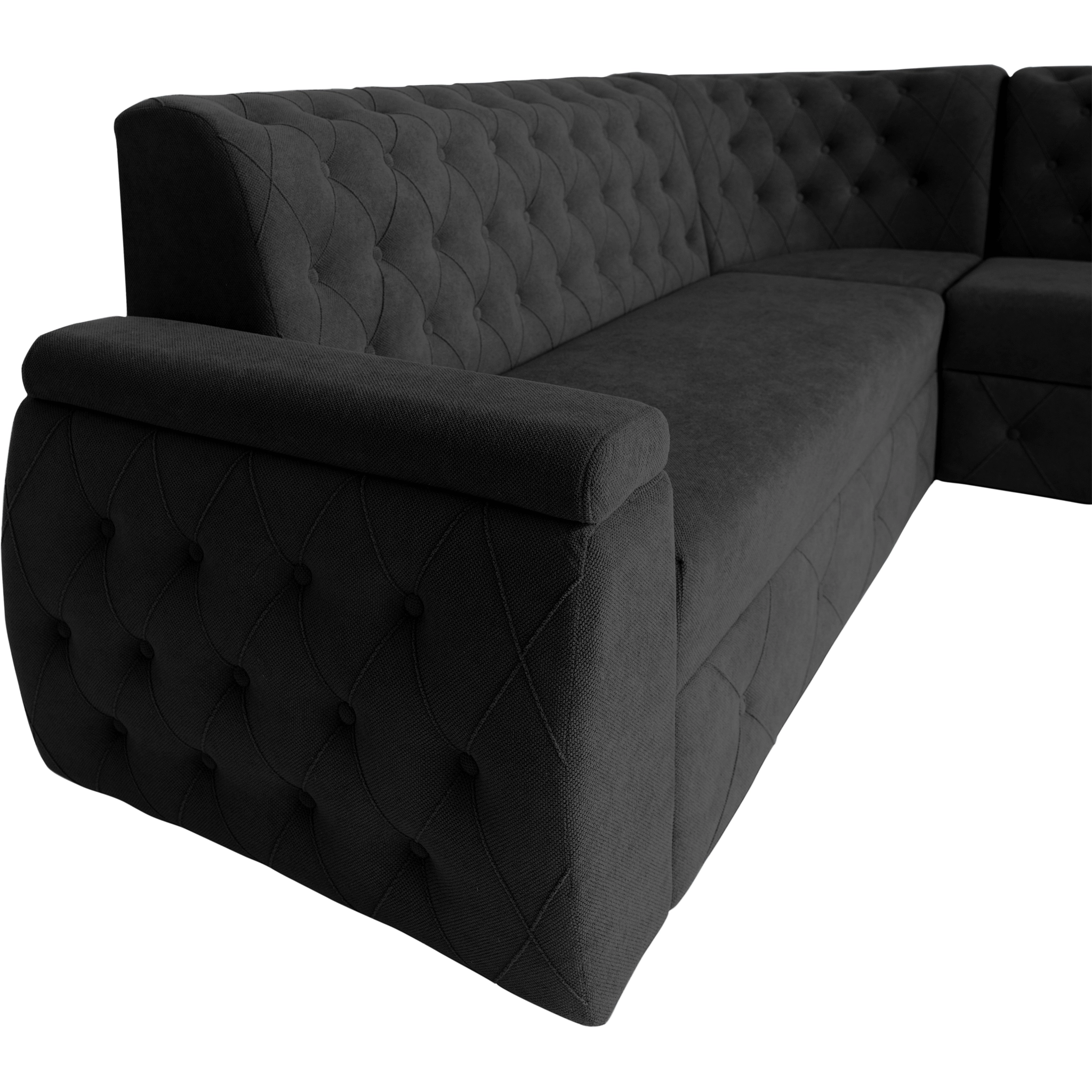 Coltar Flora - Negru [7]