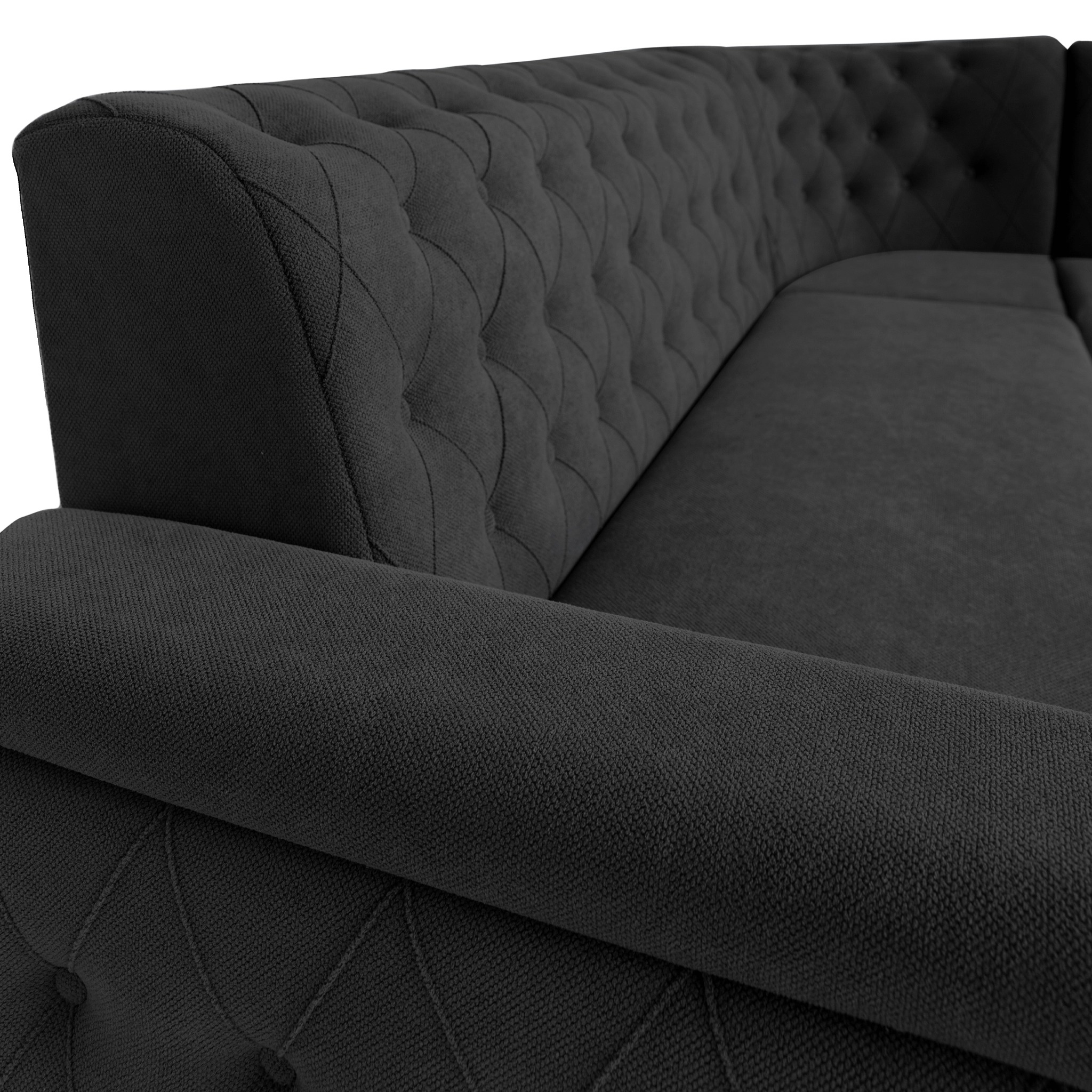 Coltar Flora - Negru [9]