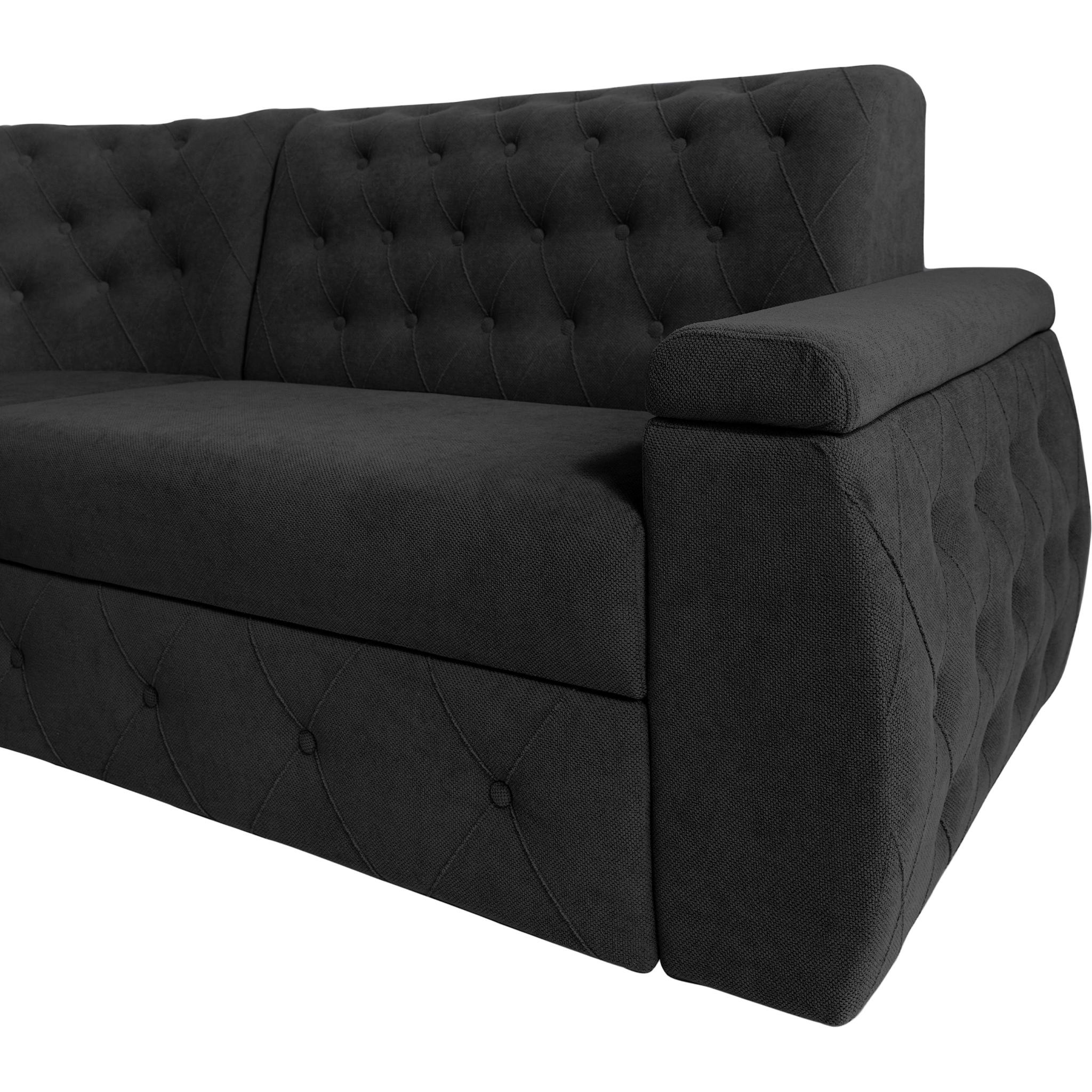 Coltar Flora - Negru [8]