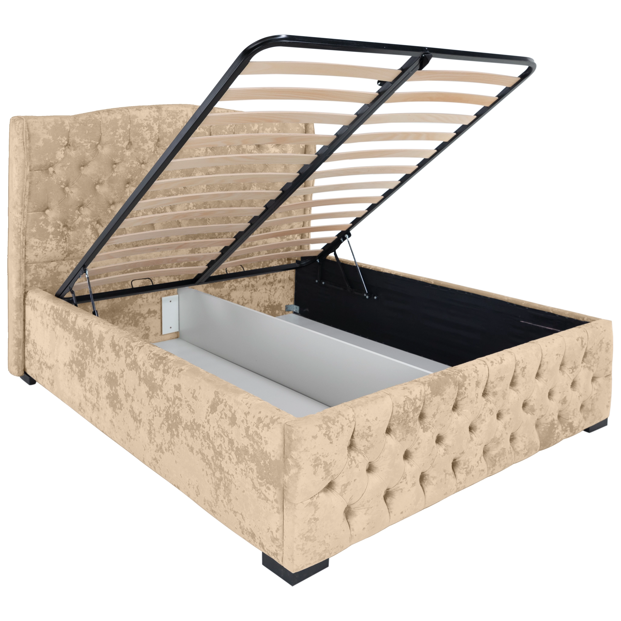 Pat Korso cu saltea - Crem - 160 x 200 [5]
