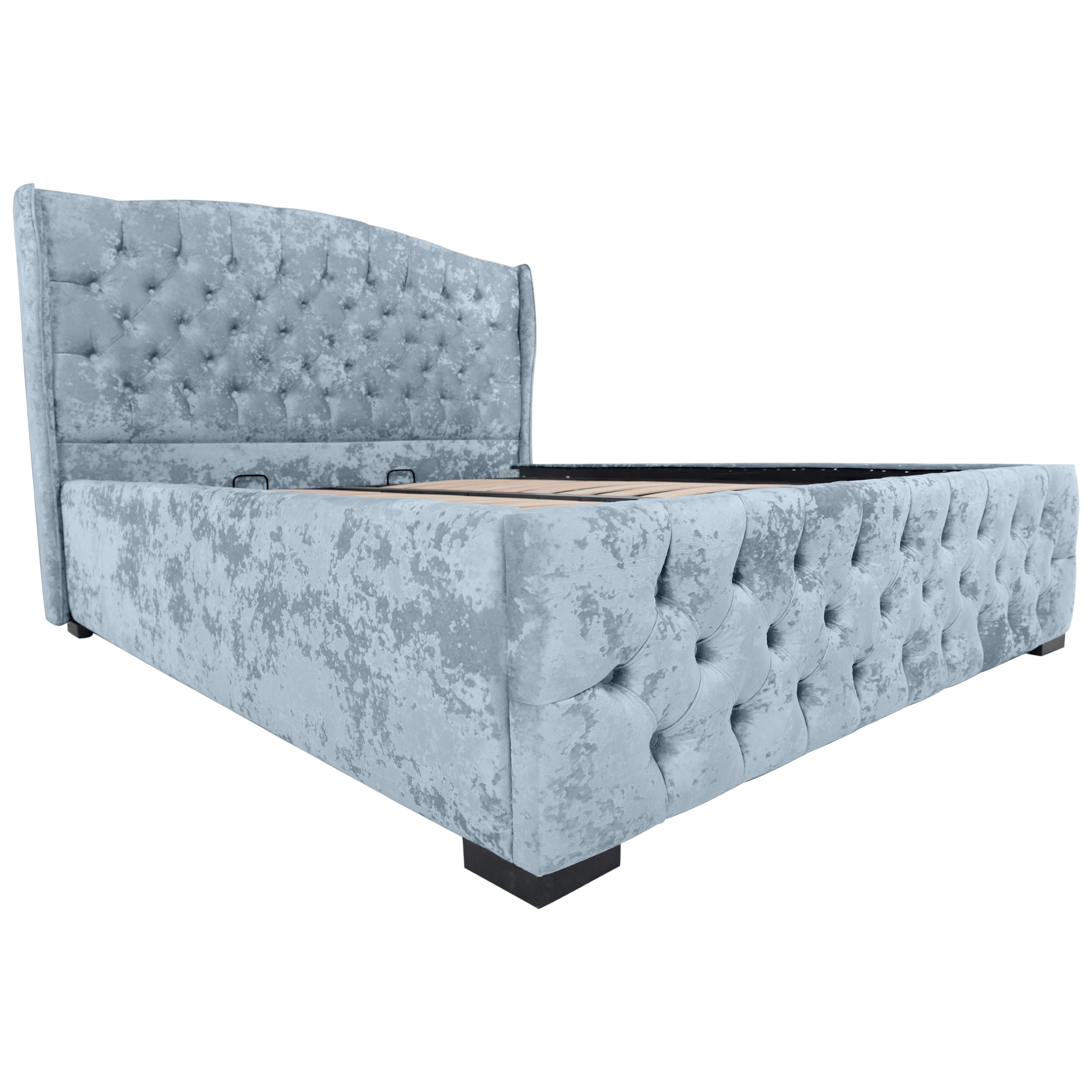 Pat Korso cu saltea - Gri Albastrui - 180 x 200 [13]