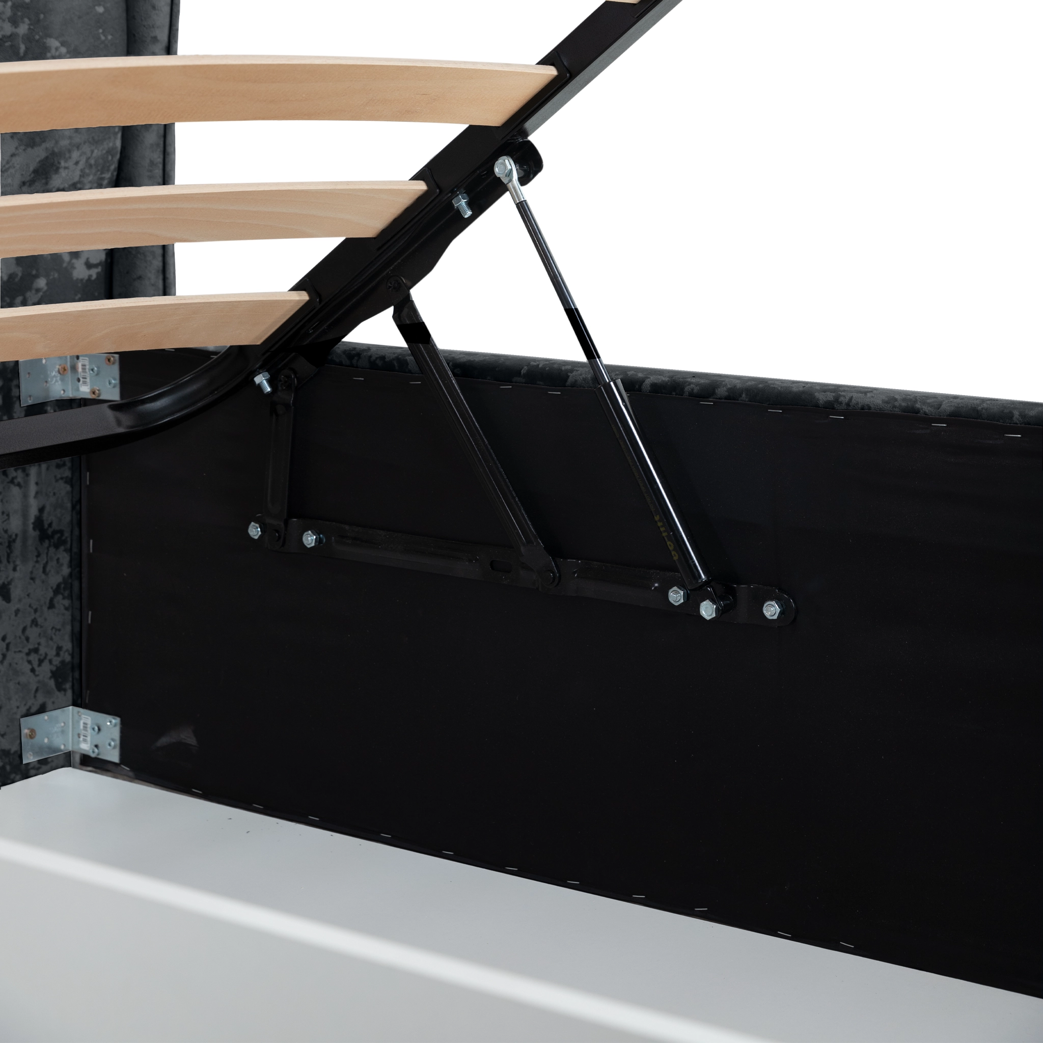 Pat Korso cu saltea - Gri Inchis - 140 x 200 [5]