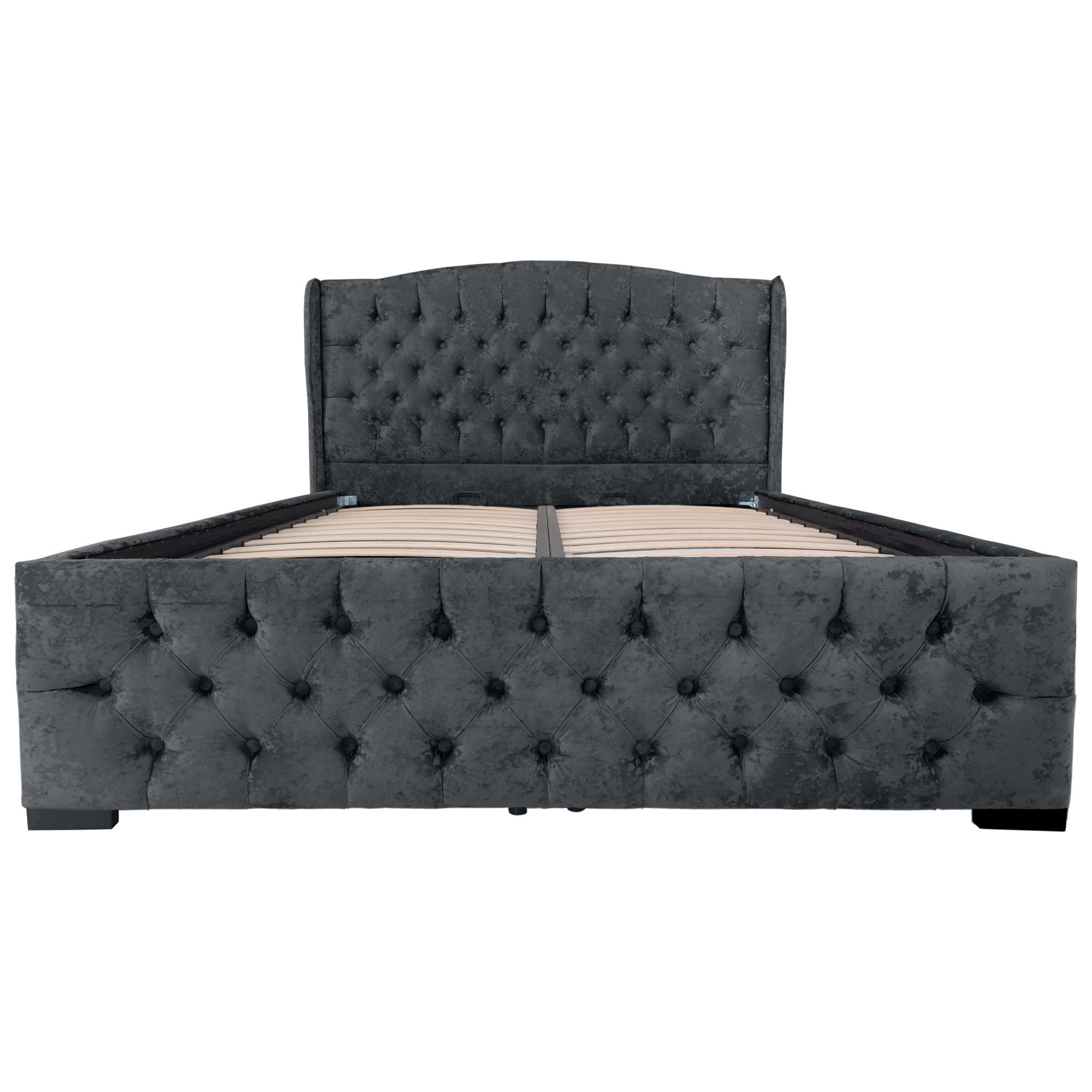 Pat Korso cu saltea - Gri Inchis - 180 x 200 [15]