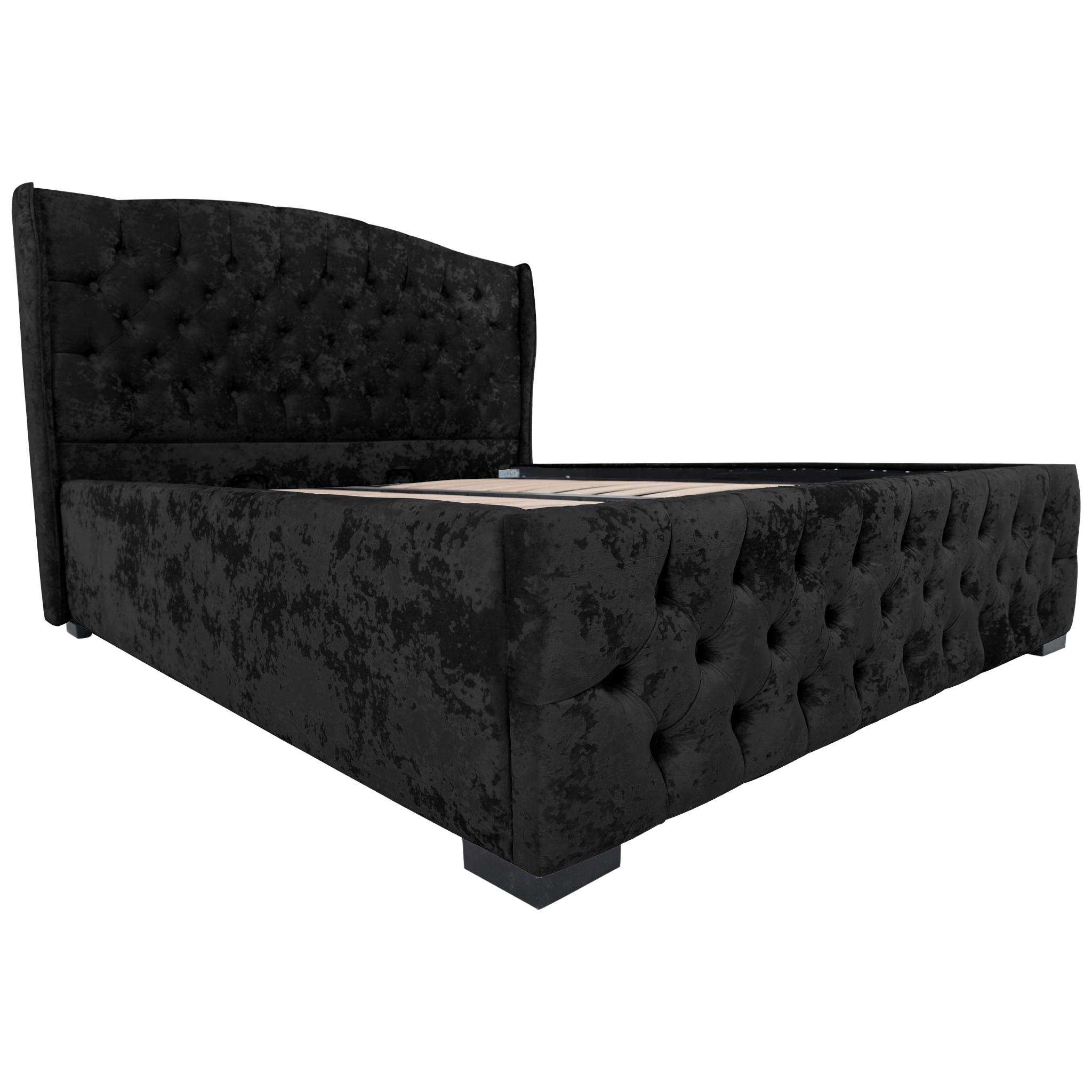Pat Korso cu saltea - Negru - 160 x 200 [13]