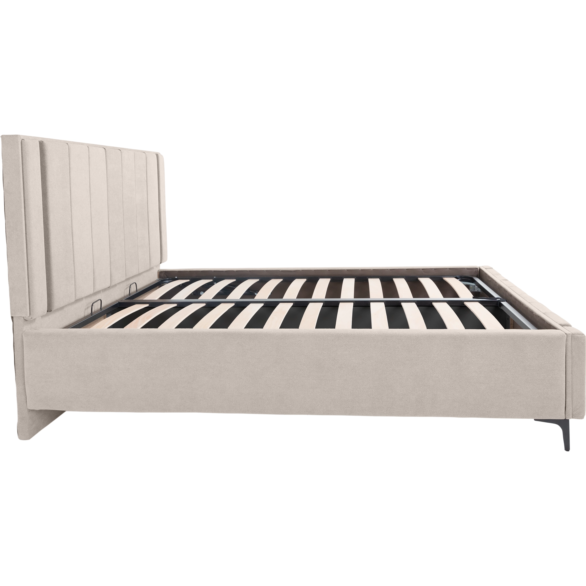 Pachet pat leon grej cu saltea inclusa Melissa 160x200 cm [12]