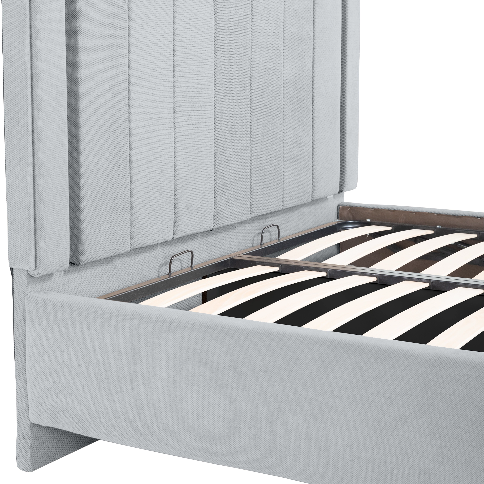 Pachet pat leon gri 30 cu saltea inclusa Melissa 140x200 cm [14]