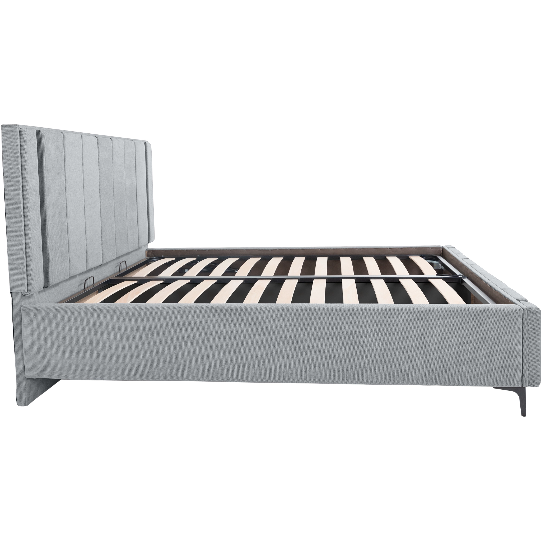 Pachet pat leon gri 70 cu saltea inclusa Melissa 140x200 cm [13]