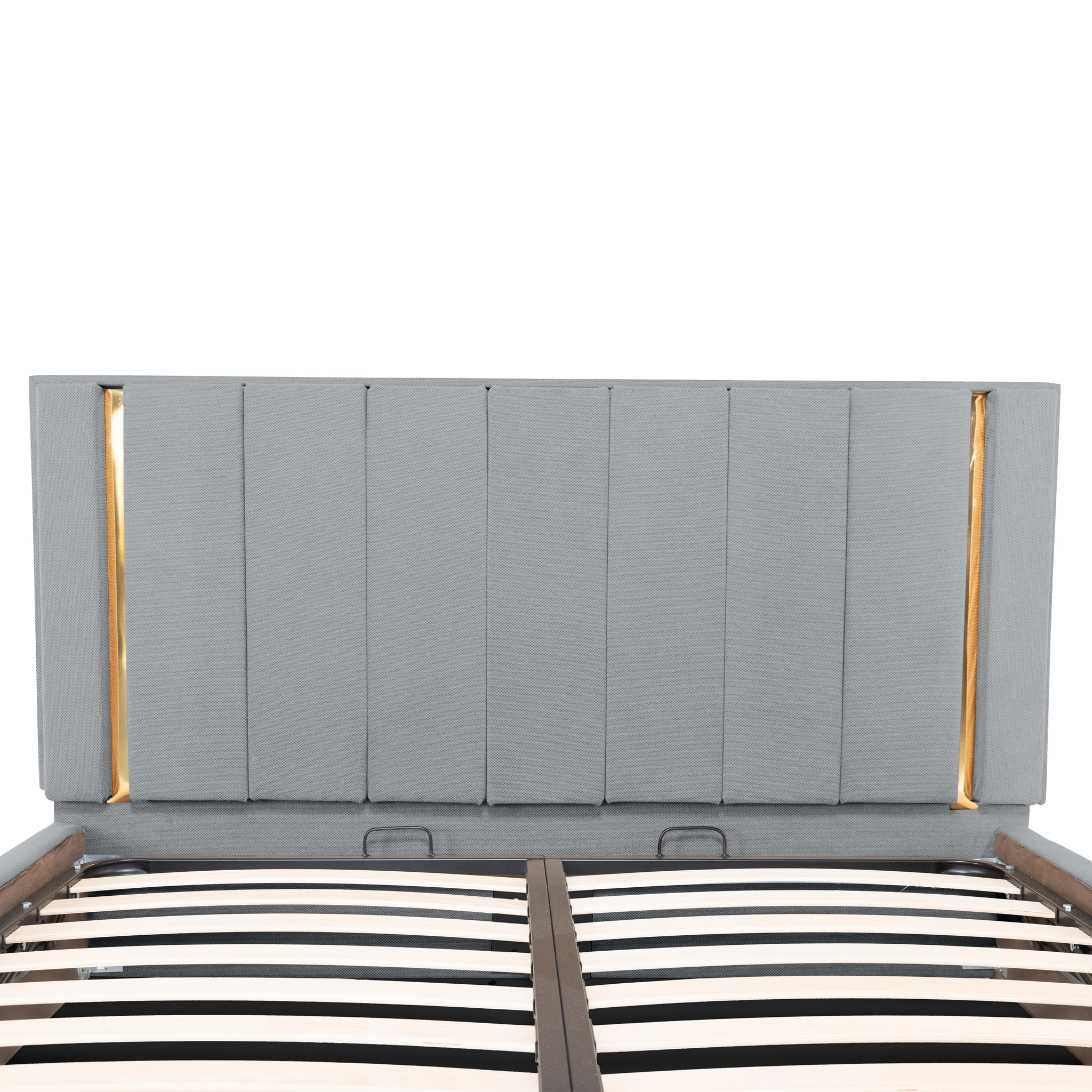 Pachet pat leon gri 70 cu saltea inclusa Melissa 160x200 cm [17]