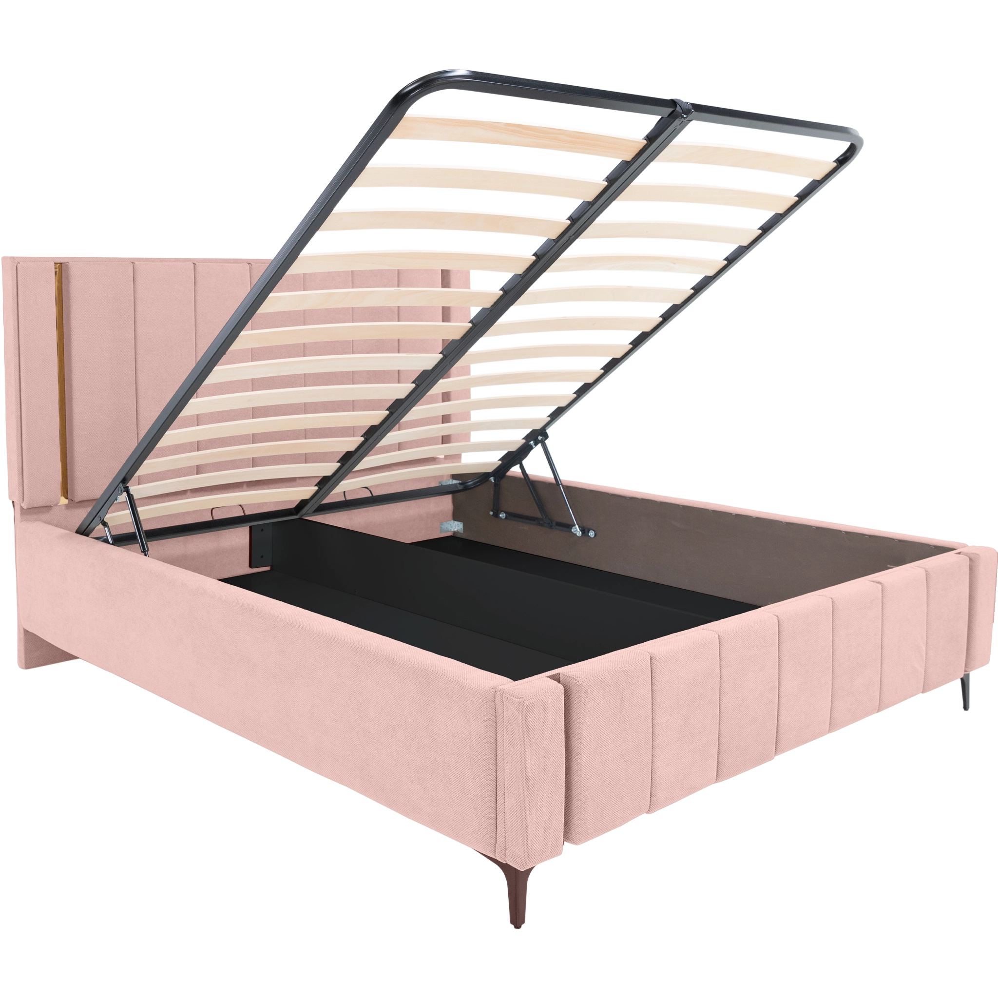 Pachet pat leon roz cu saltea inclusa Melissa 140x200 [4]