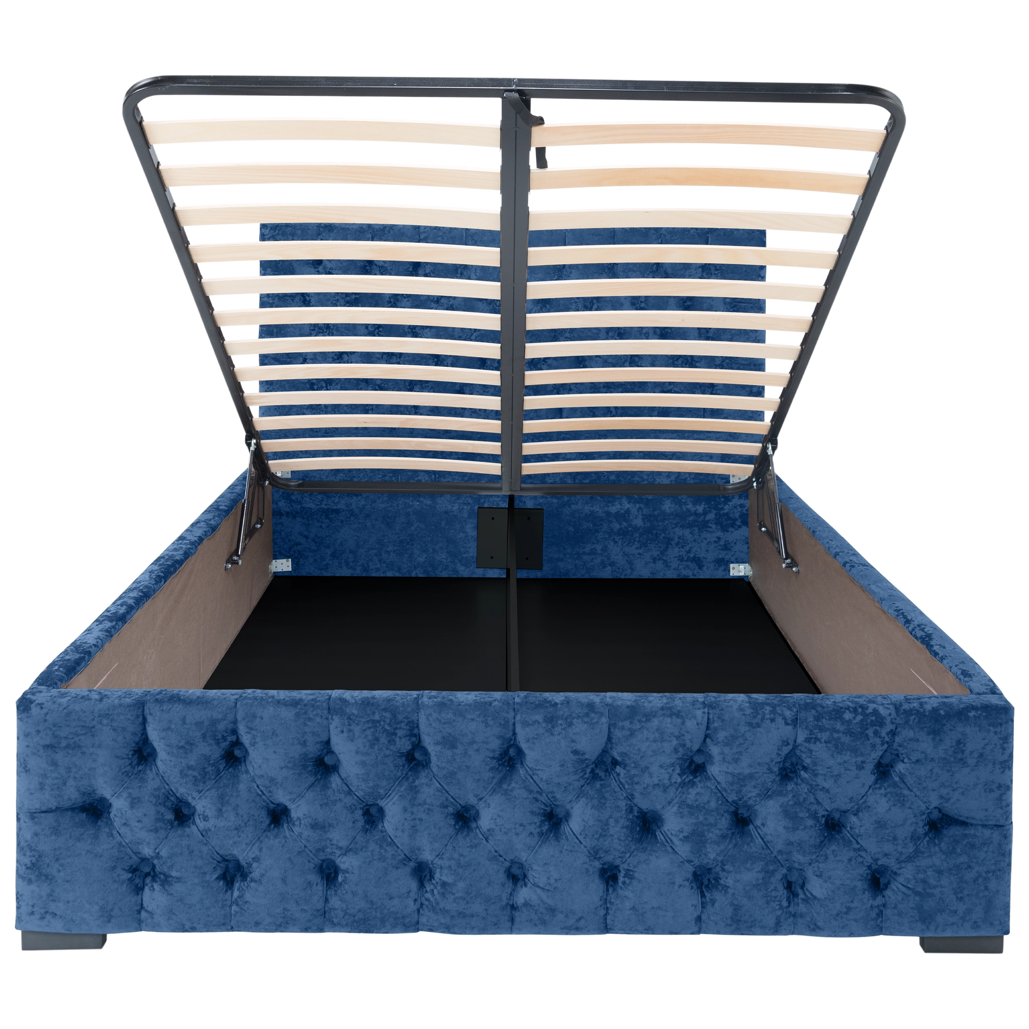 Pat Mega cu saltea - Albastru - 140 x 200 [4]