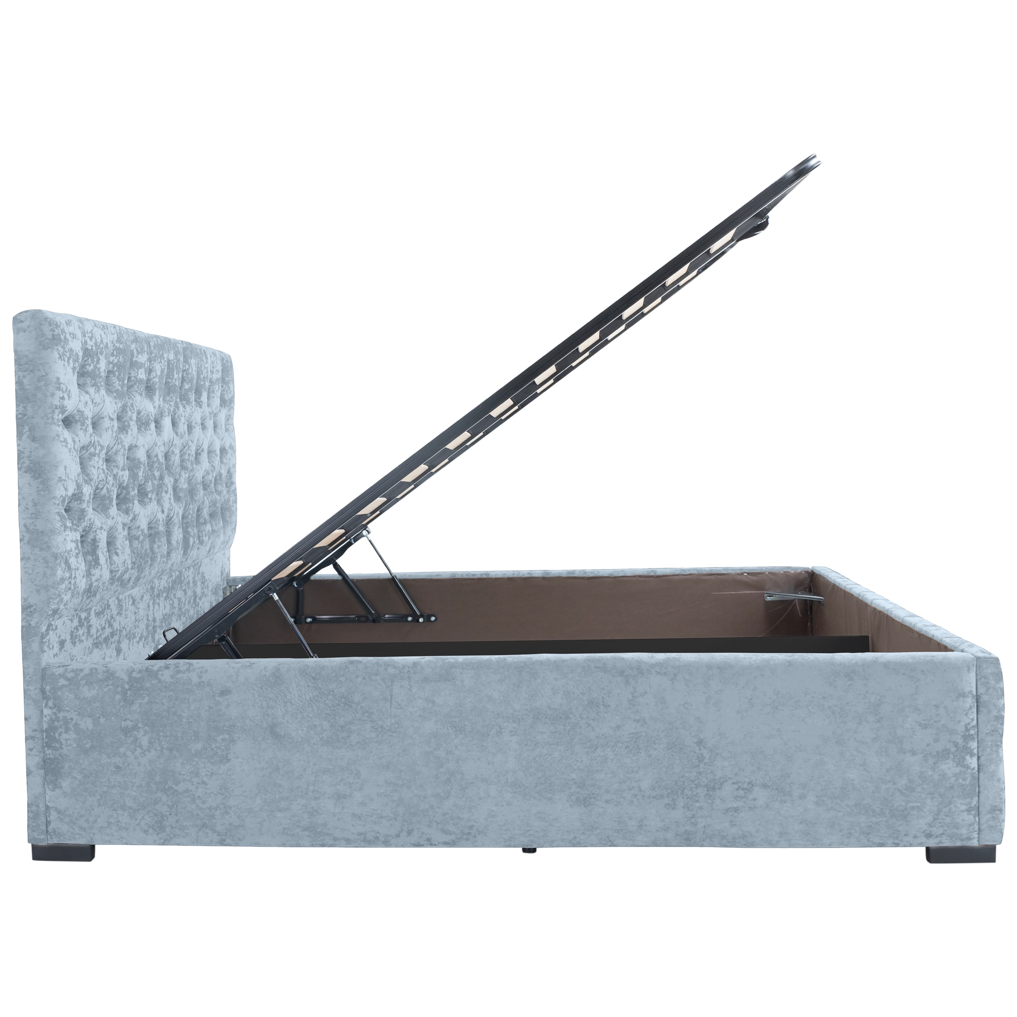 Pat Mega cu saltea - Gri Albastrui - 160 x 200 [6]