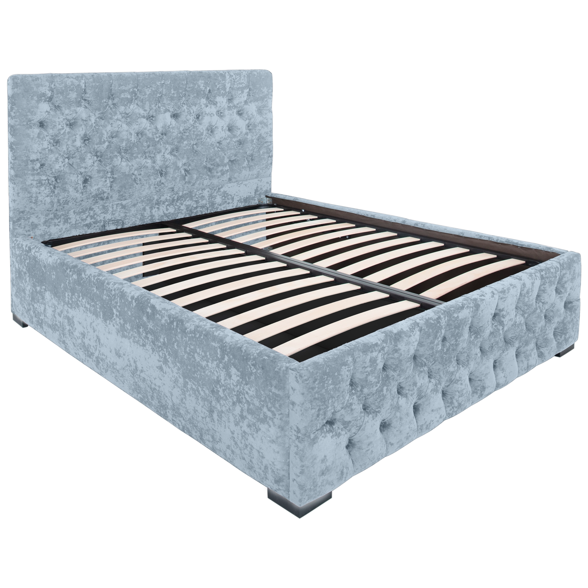 Pat Mega cu saltea - Gri Albastrui - 160 x 200 [2]