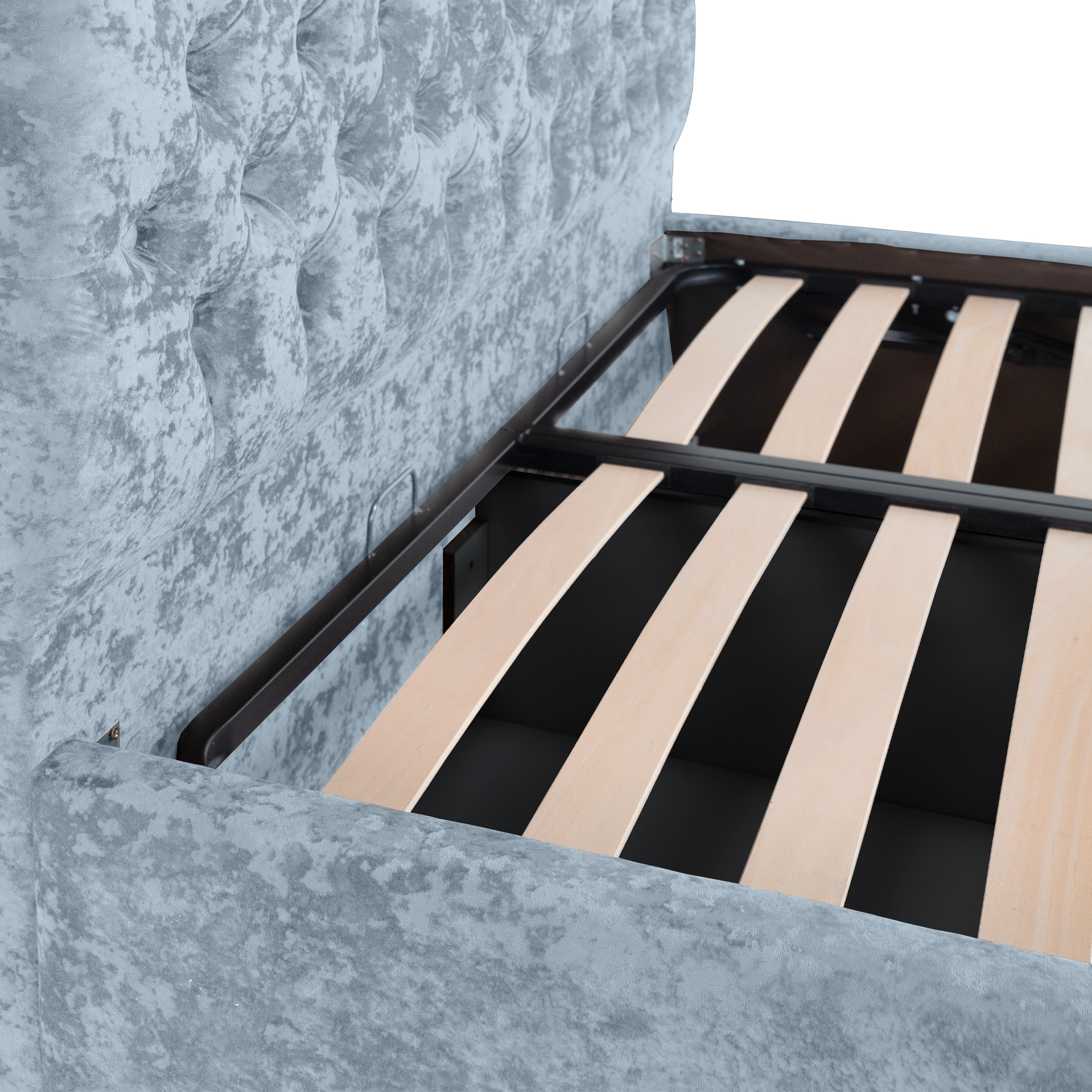 Pat Mega cu saltea - Gri Albastrui - 180 x 200 [8]