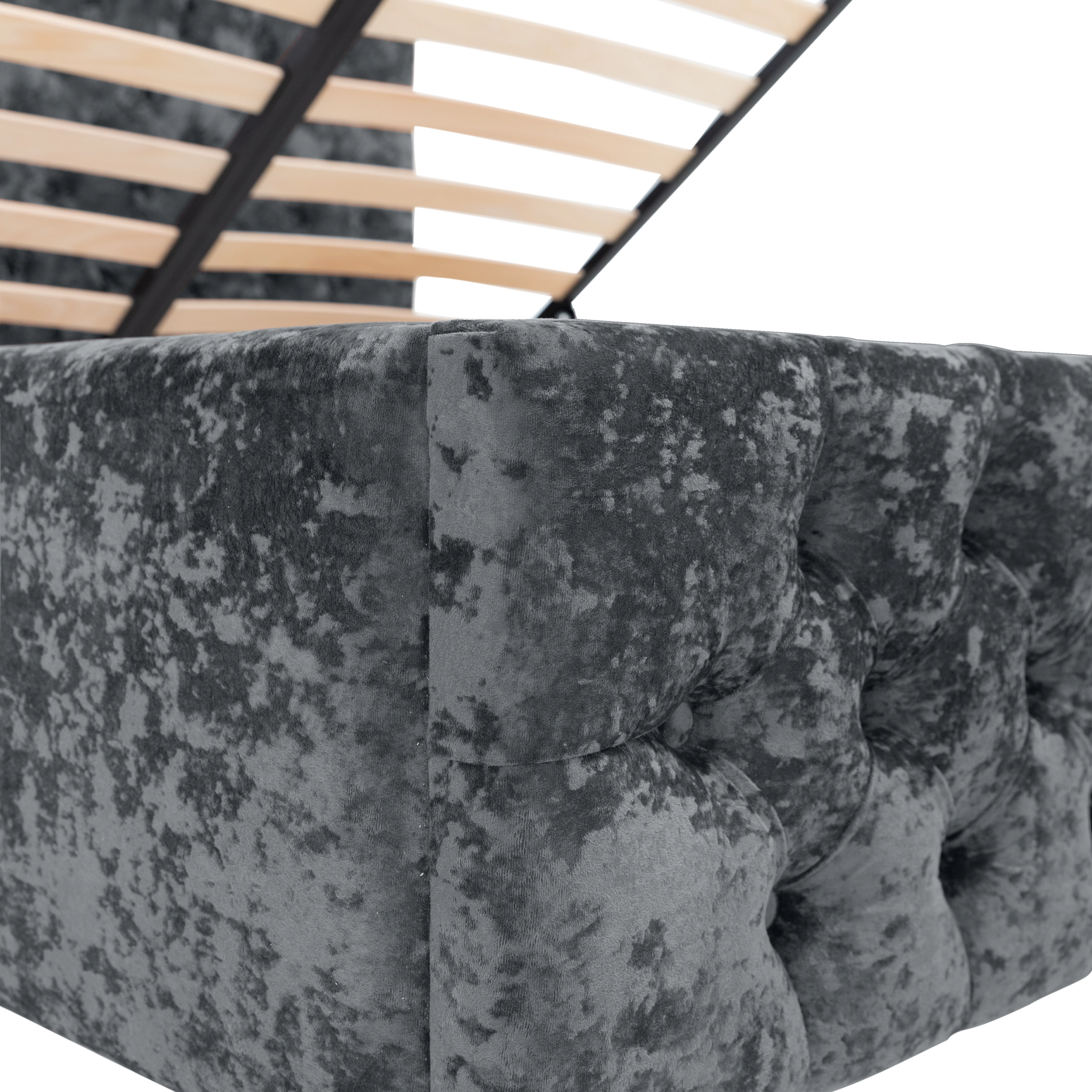 Pat Mega cu saltea - Gri Inchis - 140 x 200 [13]